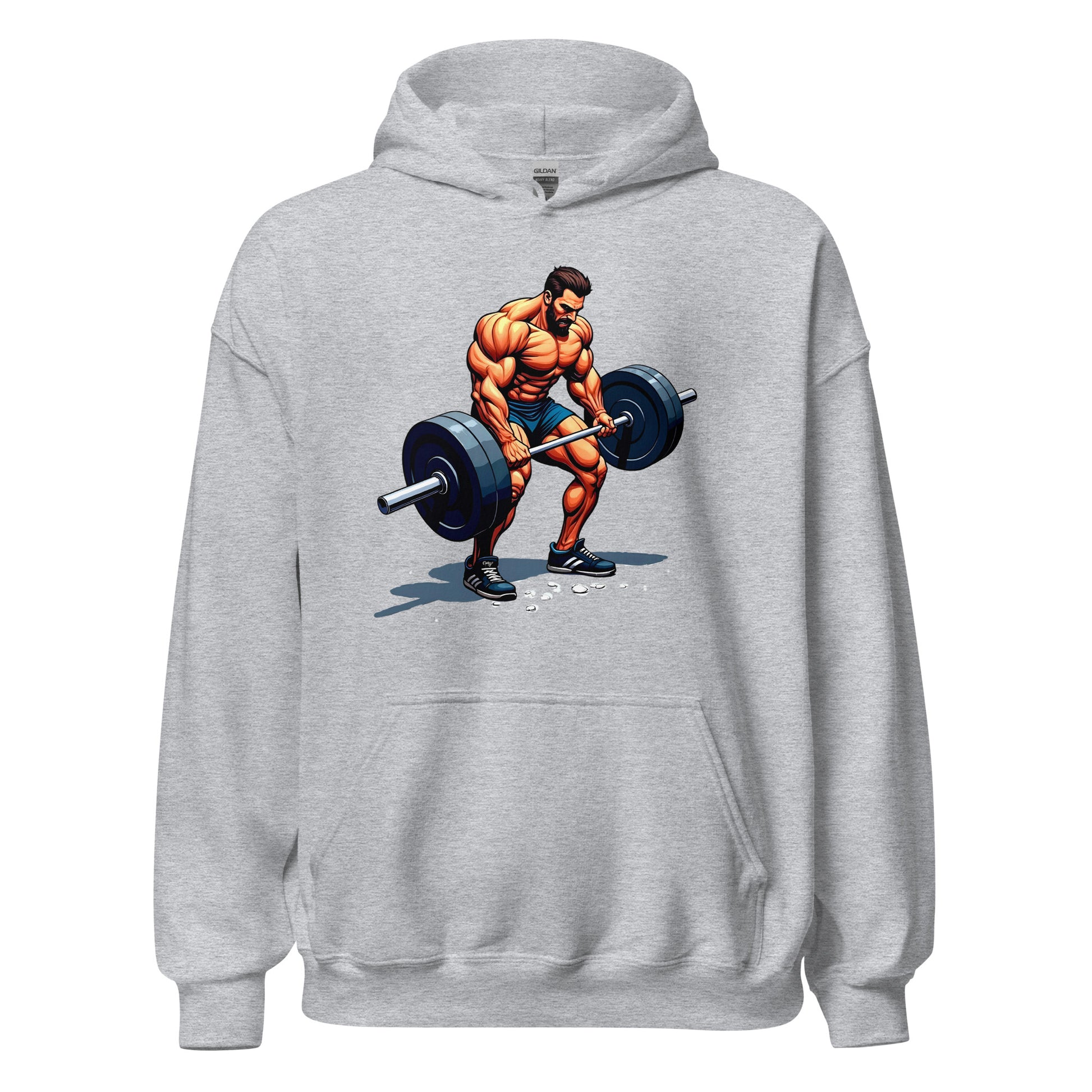 Unisex Hoodie - Elite Muscle Beast Hoodie – Power for Top Achievers by printfluence.net