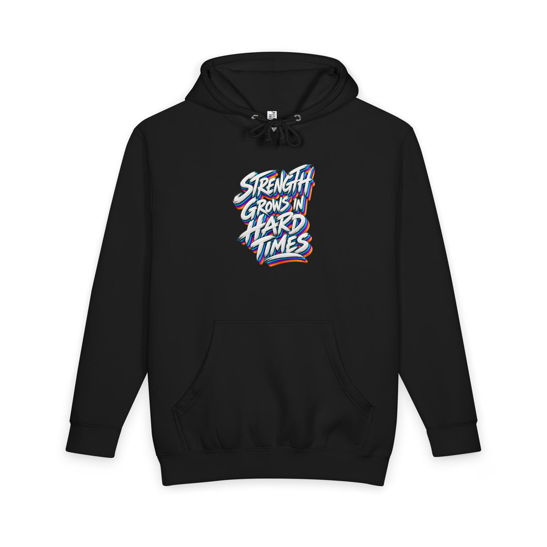 Inspirational Quotes Lovers | Unisex Heavyweight Pullover Hoodie — STRENGTH GROWS IN HARD TIMES by printfluence