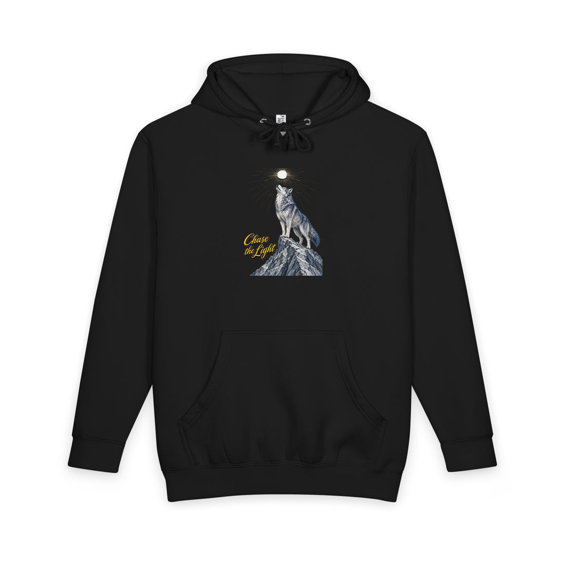 Inspirational Quotes Lovers | Unisex Heavyweight Pullover Hoodie — Chase the Light by printfluence