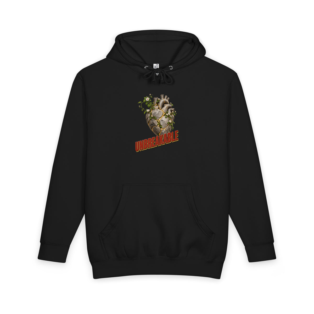 Inspirational Quotes Lovers | Unisex Heavyweight Pullover Hoodie — UNBREAKABLE by printfluence