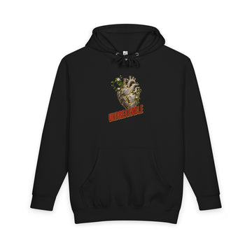 Inspirational Quotes Lovers | Unisex Heavyweight Pullover Hoodie — UNBREAKABLE by printfluence