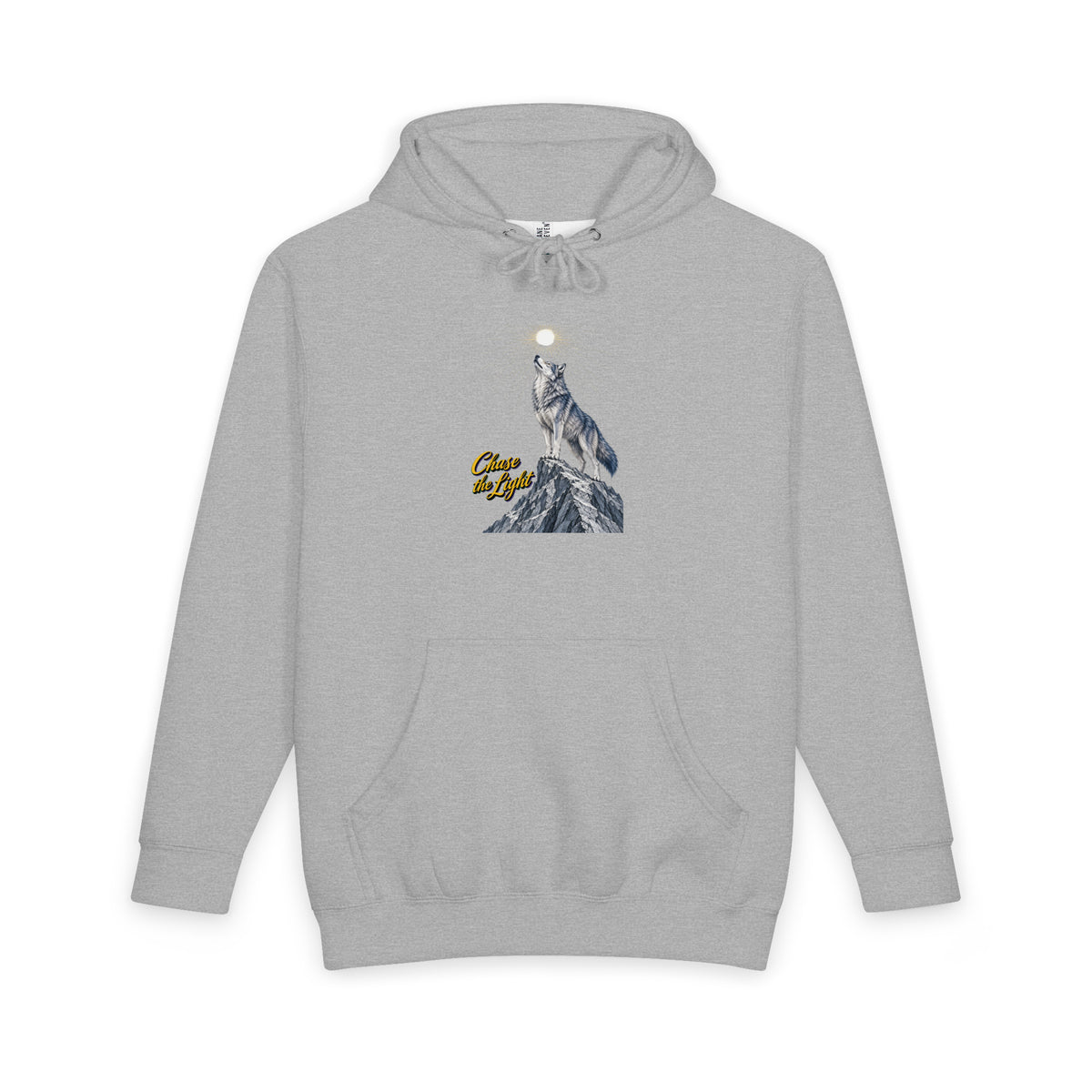 Inspirational Quotes Lovers | Unisex Heavyweight Pullover Hoodie — Chase the Light by printfluence