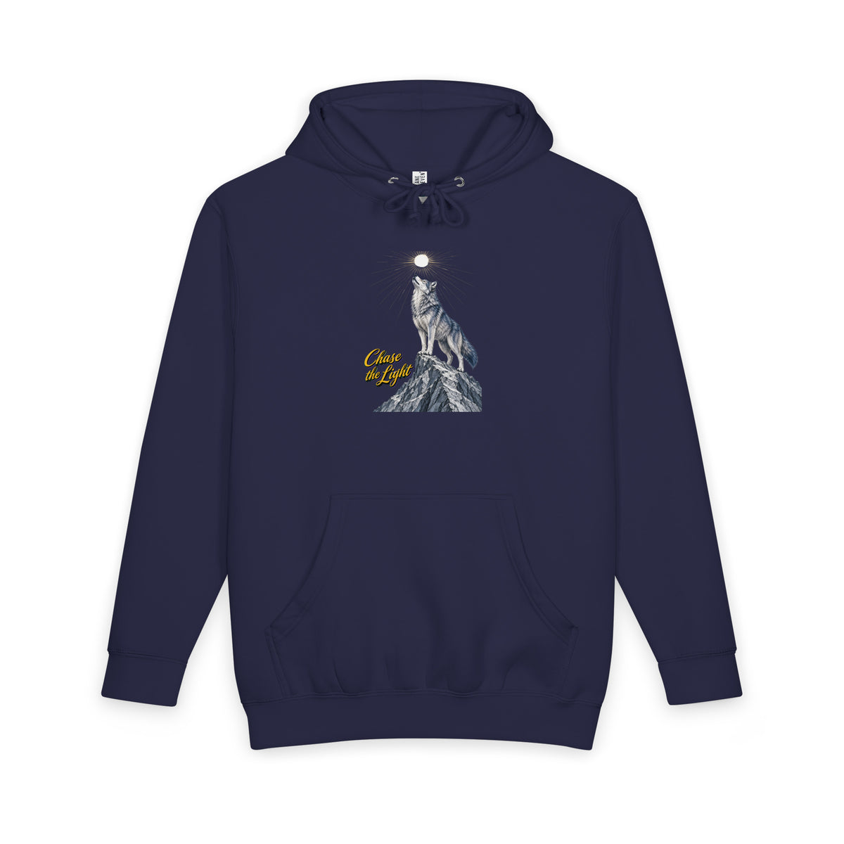 Inspirational Quotes Lovers | Unisex Heavyweight Pullover Hoodie — Chase the Light by printfluence