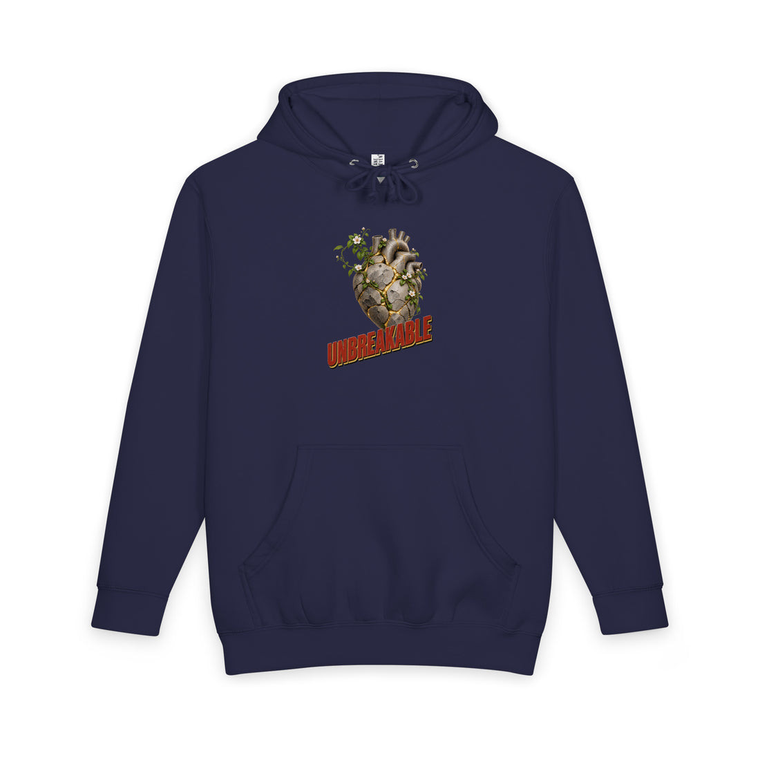 Inspirational Quotes Lovers | Unisex Heavyweight Pullover Hoodie — UNBREAKABLE by printfluence