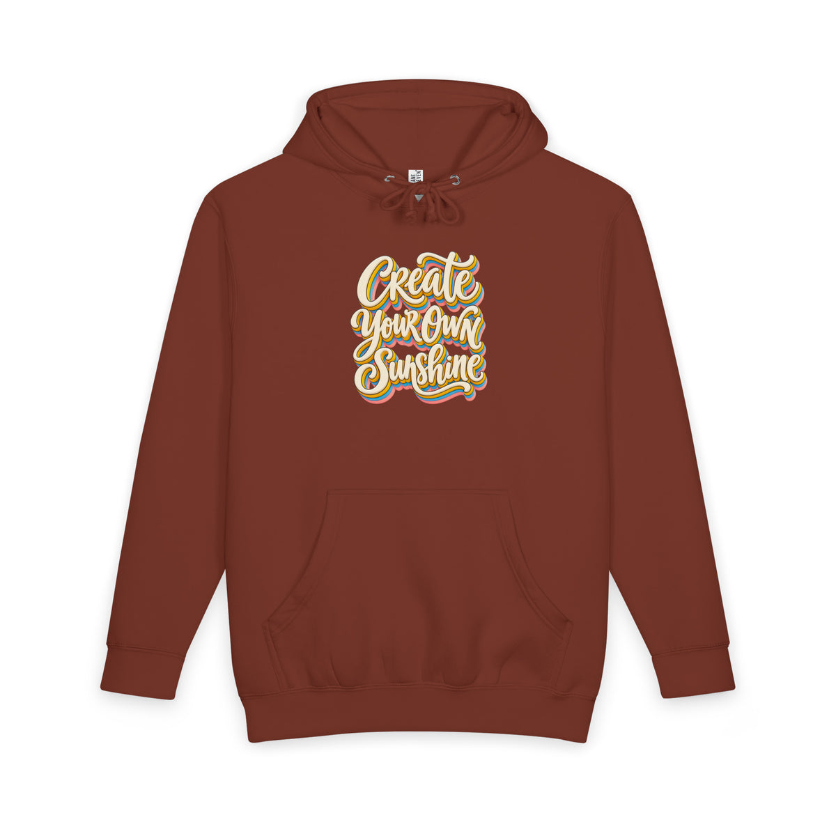 Inspirational Quotes Lovers | Unisex Heavyweight Pullover Hoodie — Create Your Own Sunshine by printfluence
