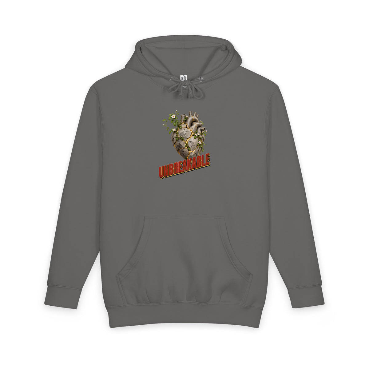 Inspirational Quotes Lovers | Unisex Heavyweight Pullover Hoodie — UNBREAKABLE by printfluence