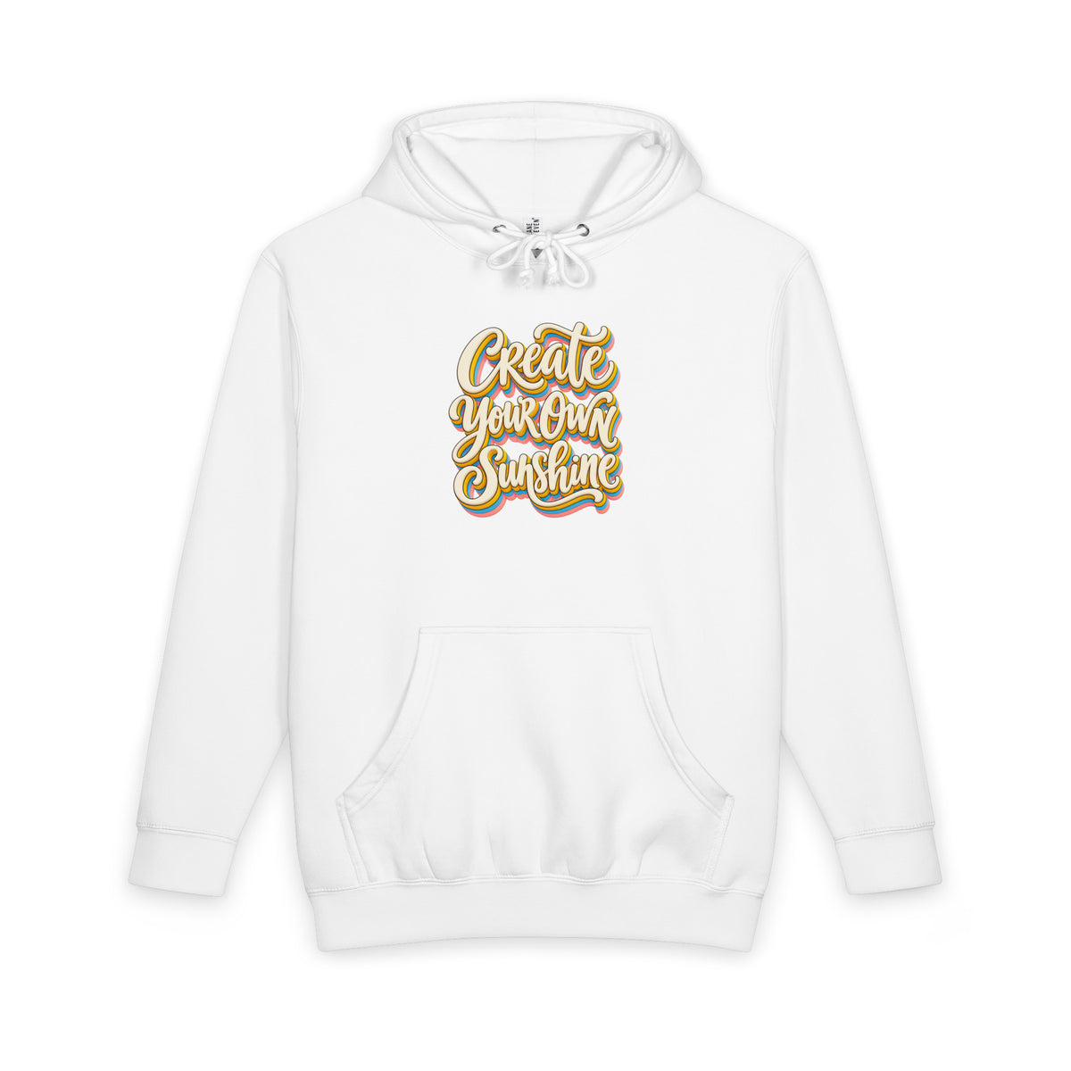 Inspirational Quotes Lovers | Unisex Heavyweight Pullover Hoodie — Create Your Own Sunshine by printfluence