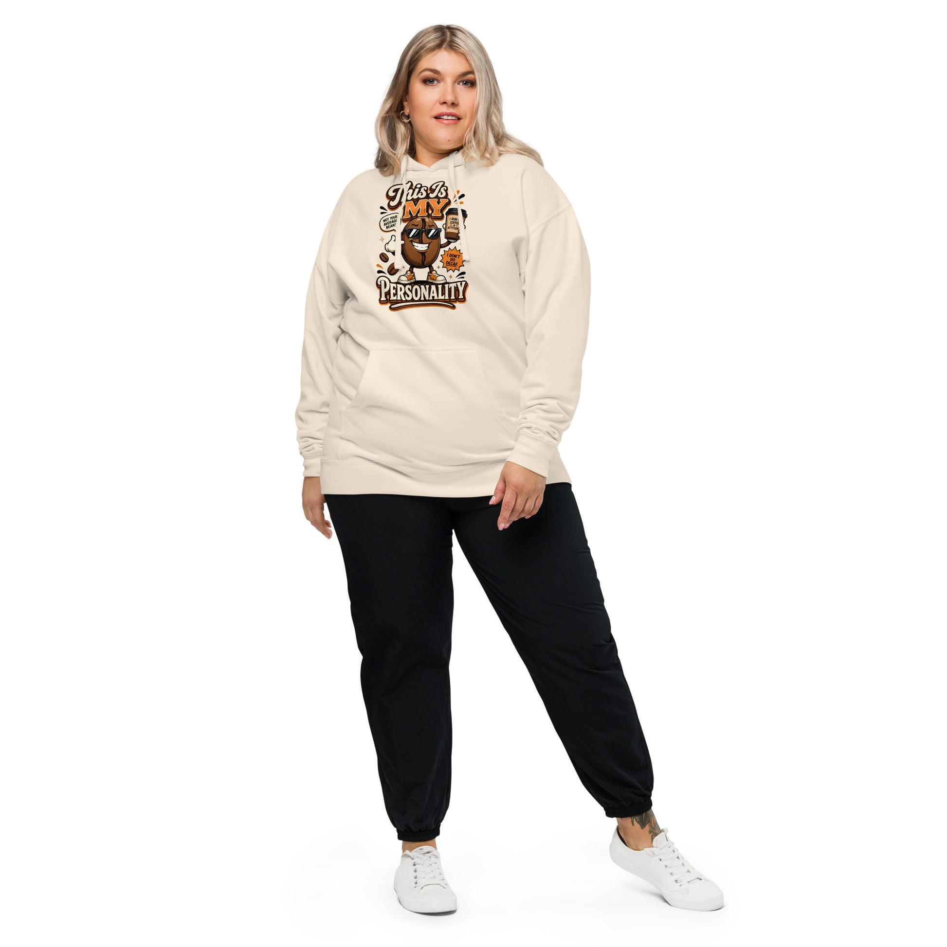 Coffee Lovers Unisex Midweight Hoodie - This Is My Personality! by printfluence.net
