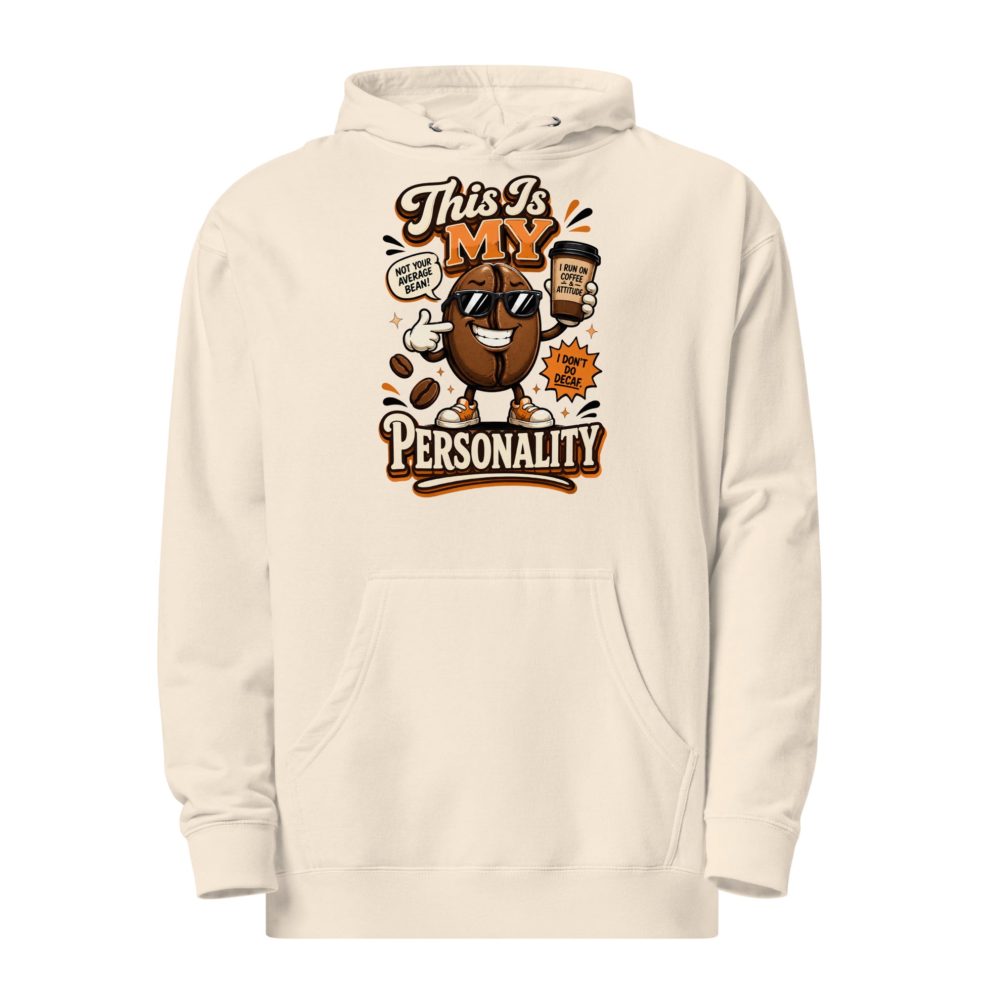 Coffee Lovers Unisex Midweight Hoodie - This Is My Personality! by printfluence.net