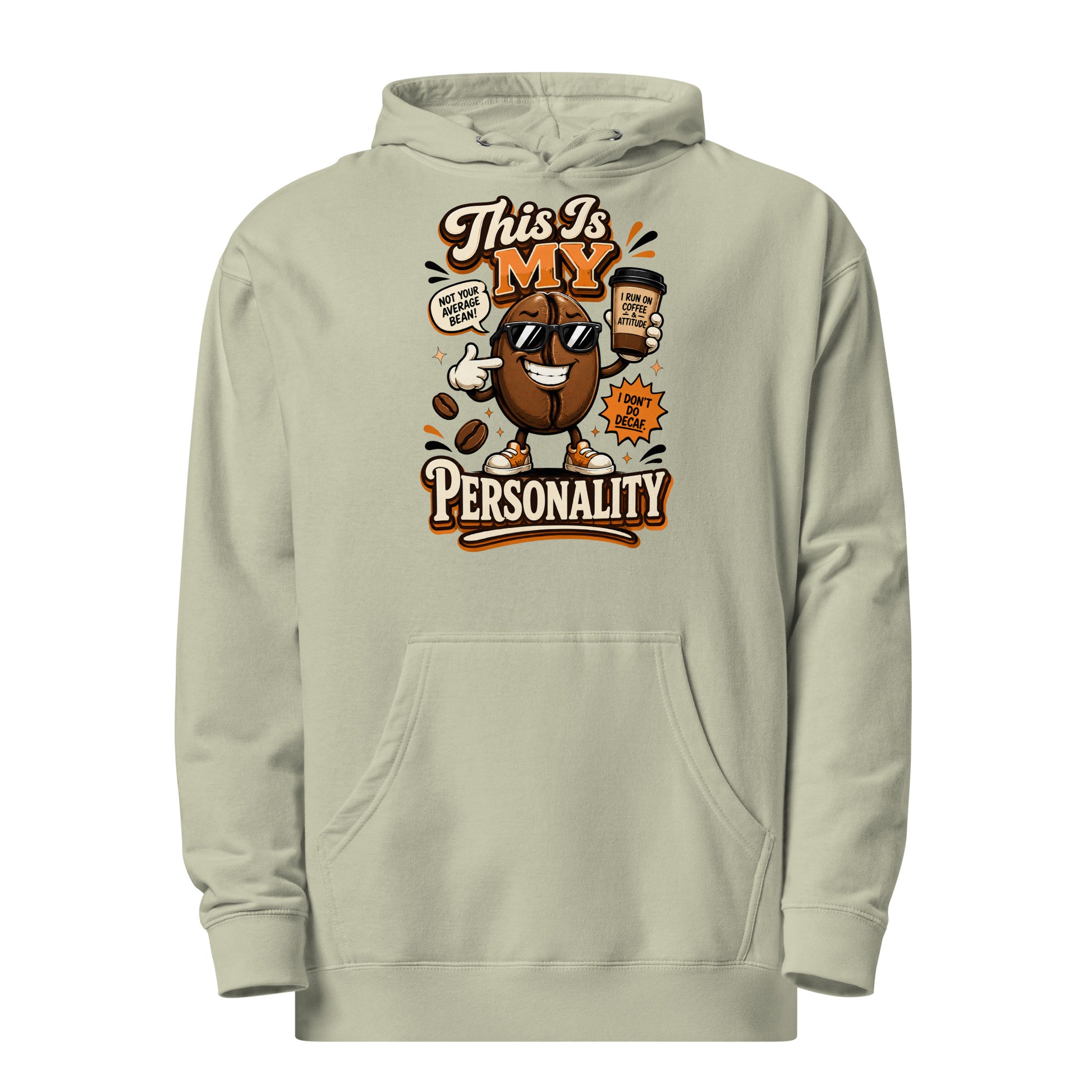 Coffee Lovers Unisex Midweight Hoodie - This Is My Personality! by printfluence.net