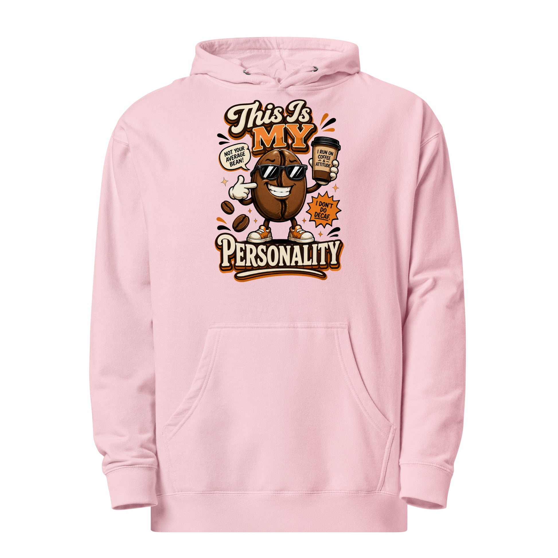 Coffee Lovers Unisex Midweight Hoodie - This Is My Personality! by printfluence.net