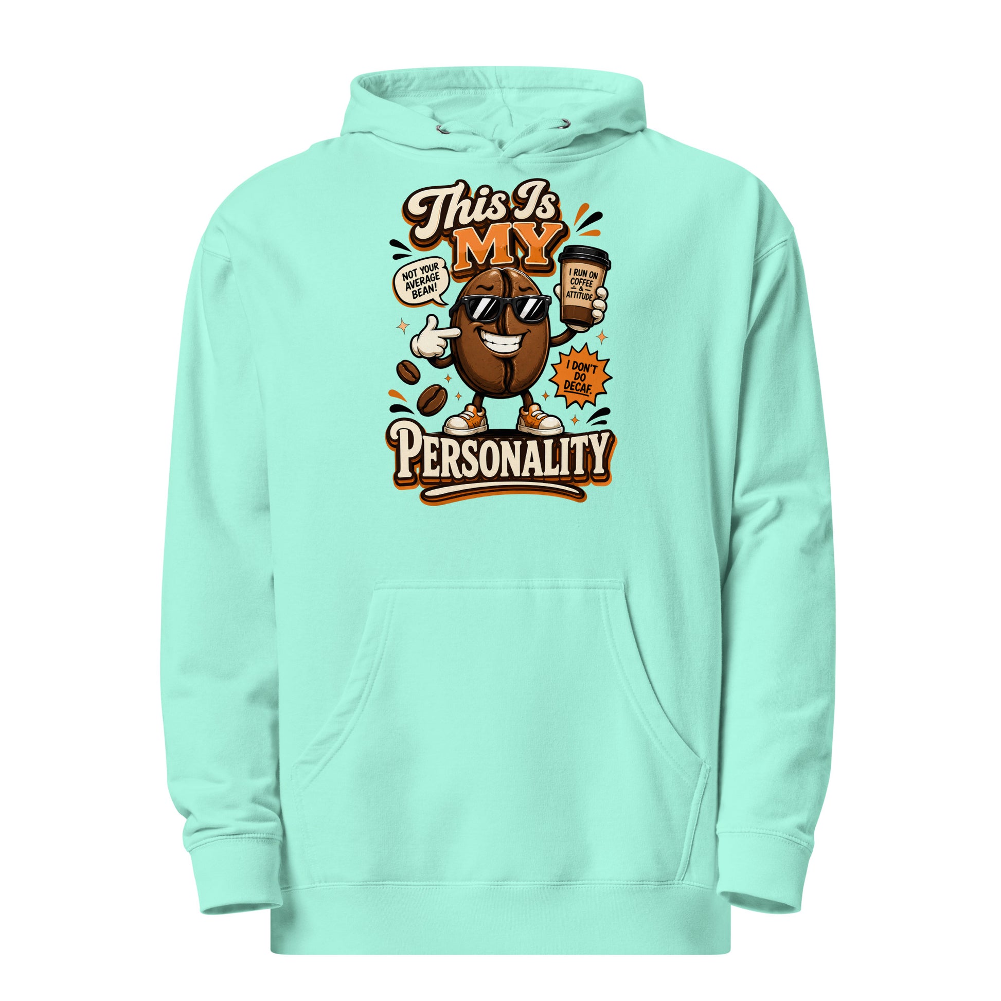 Coffee Lovers Unisex Midweight Hoodie - This Is My Personality! by printfluence.net