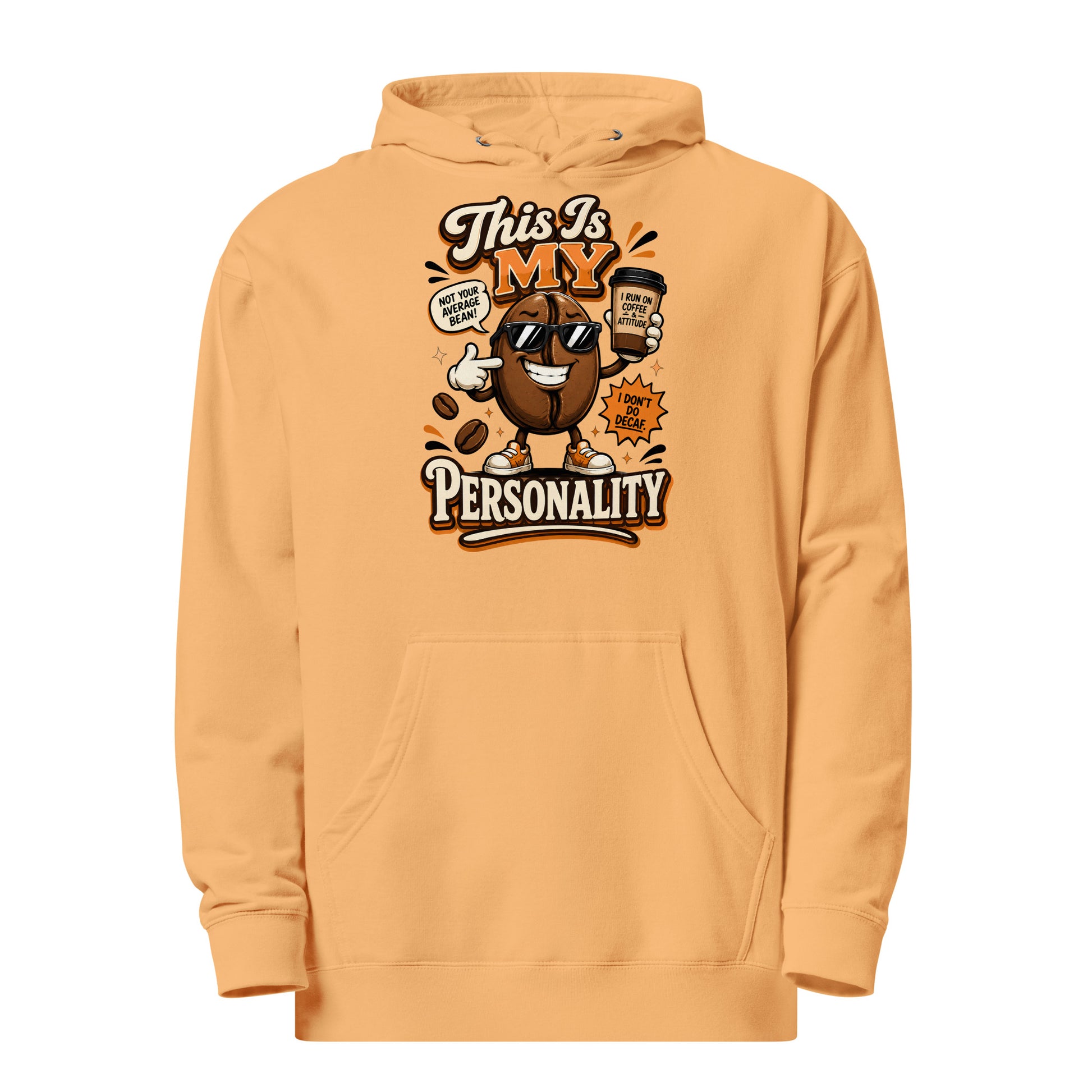 Coffee Lovers Unisex Midweight Hoodie - This Is My Personality! by printfluence.net