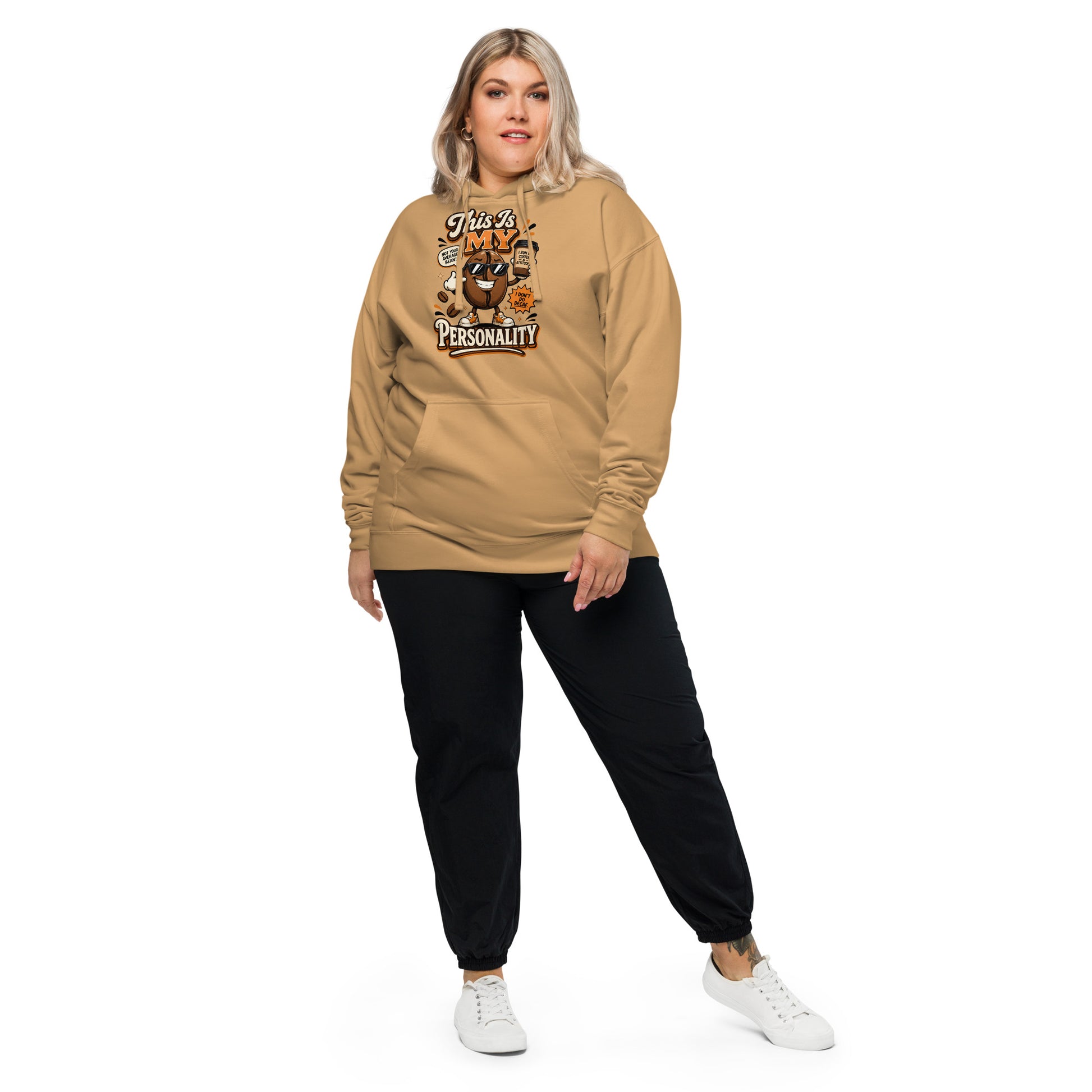 Coffee Lovers Unisex Midweight Hoodie - This Is My Personality! by printfluence.net