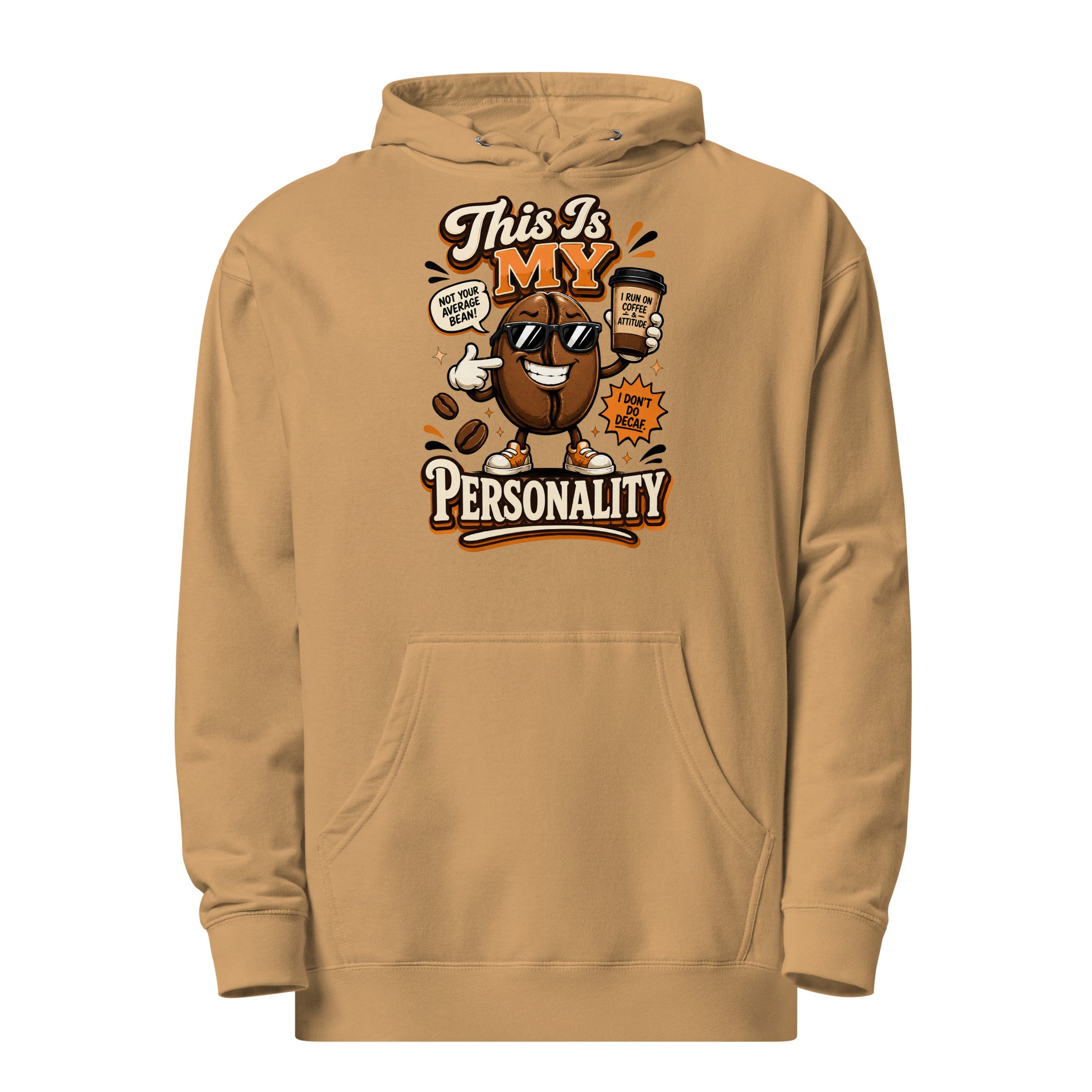 Coffee Lovers Unisex Midweight Hoodie - This Is My Personality! by printfluence.net