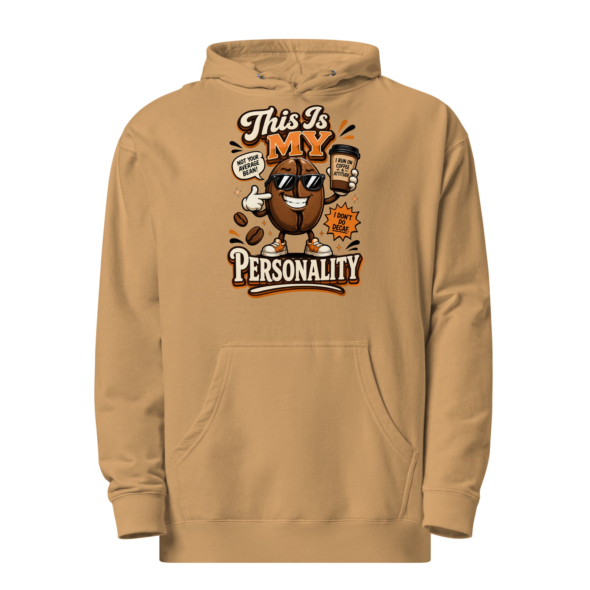 Coffee Lovers Unisex Midweight Hoodie - This Is My Personality! by printfluence.net