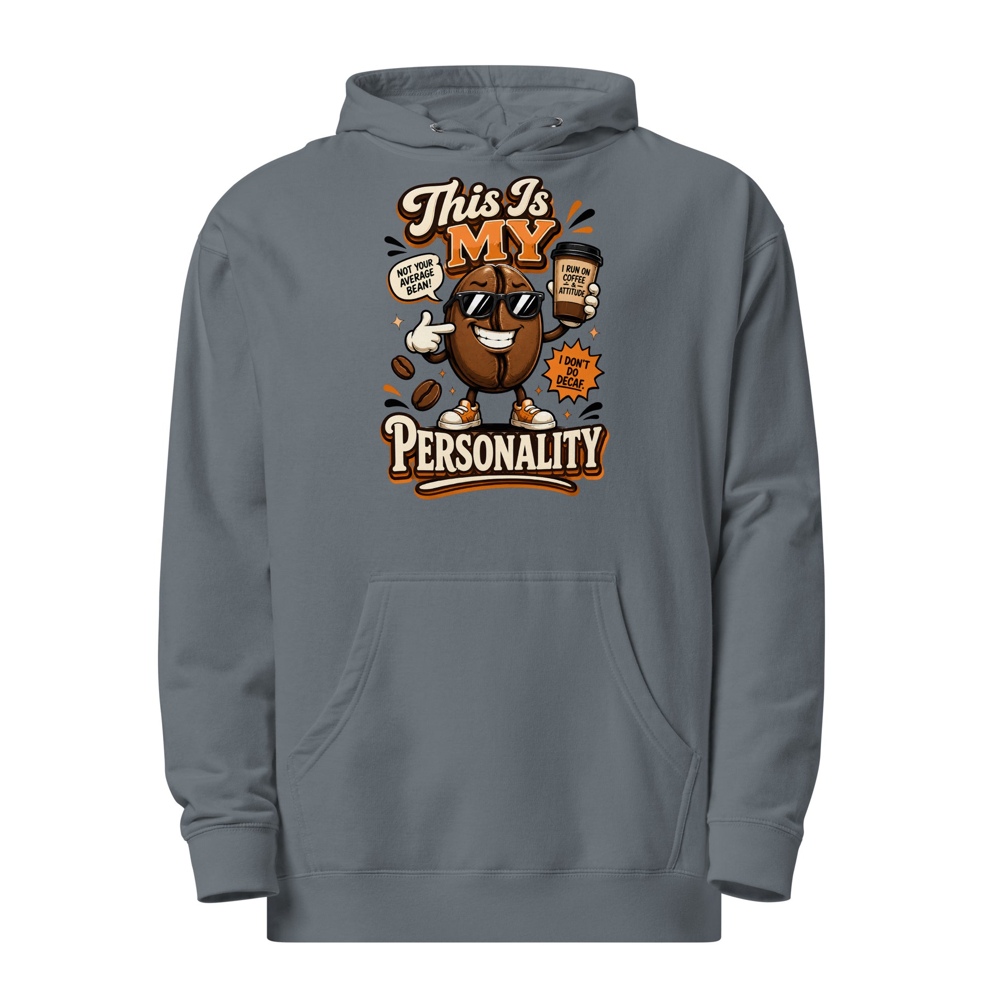 Coffee Lovers Unisex Midweight Hoodie - This Is My Personality! by printfluence.net