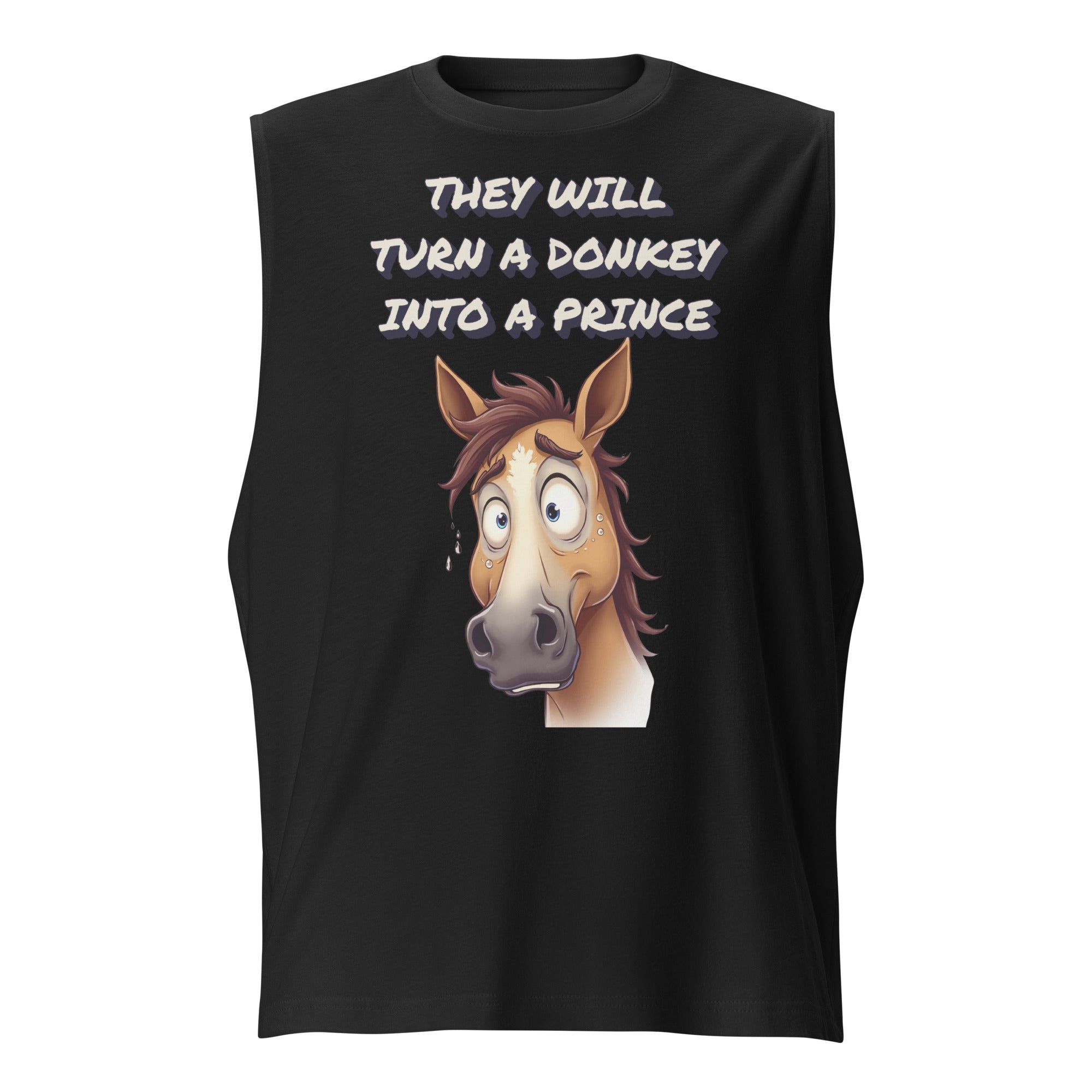 Muscle Shirt - Elite Astonished Horse Tank – Luxury Satire Power by printfluence.net