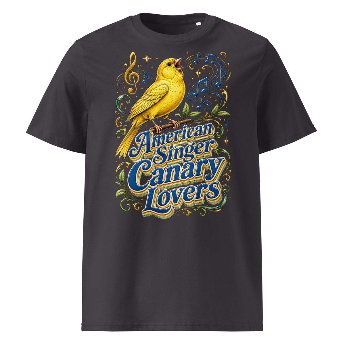 American Singer Canary Lovers T-Shirt | Premium Organic Tee by printfluence.net