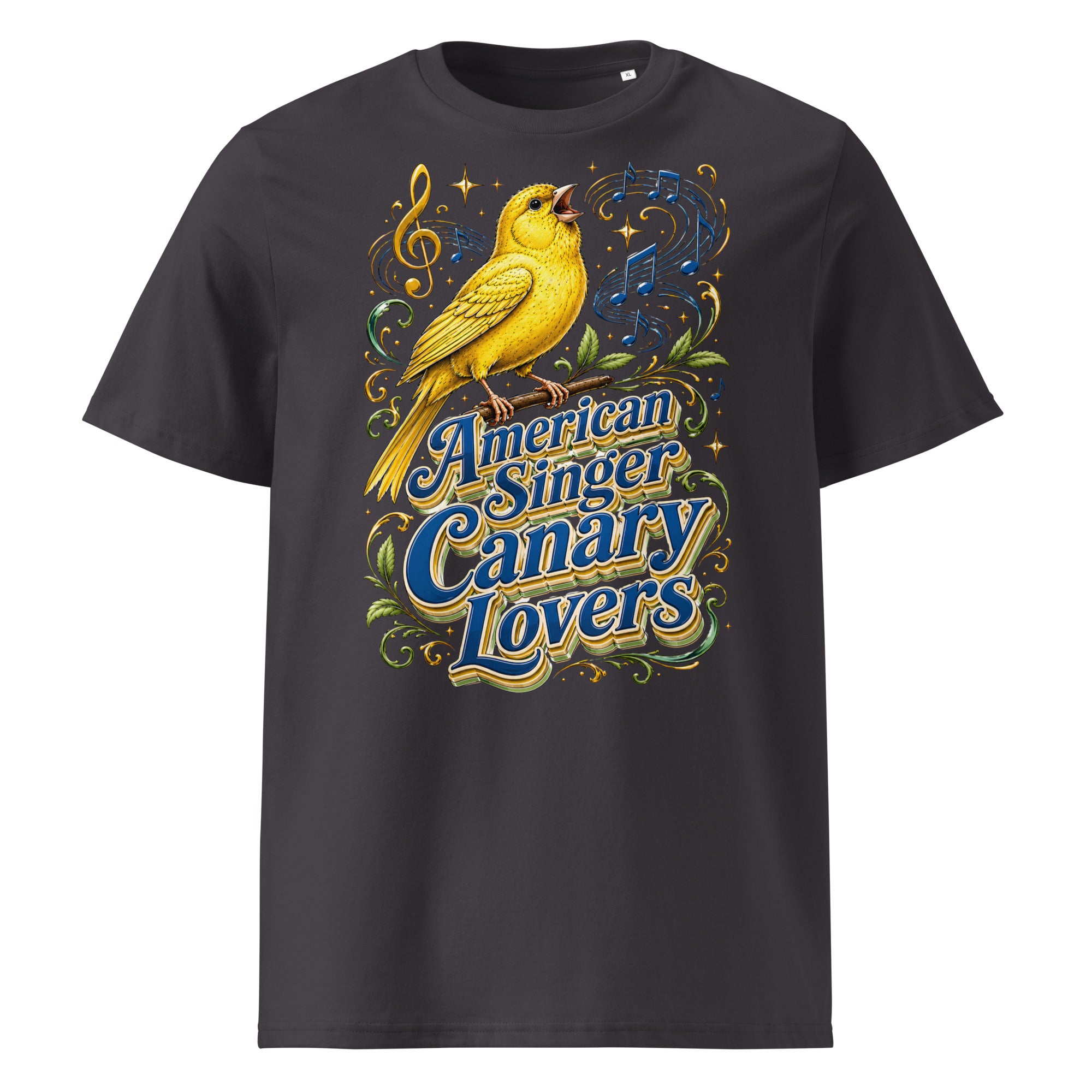 American Singer Canary Lovers T-Shirt | Premium Organic Tee by printfluence.net