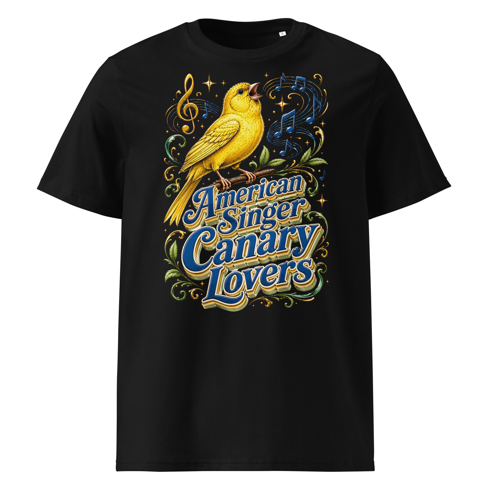 American Singer Canary Lovers T-Shirt | Premium Organic Tee by printfluence.net