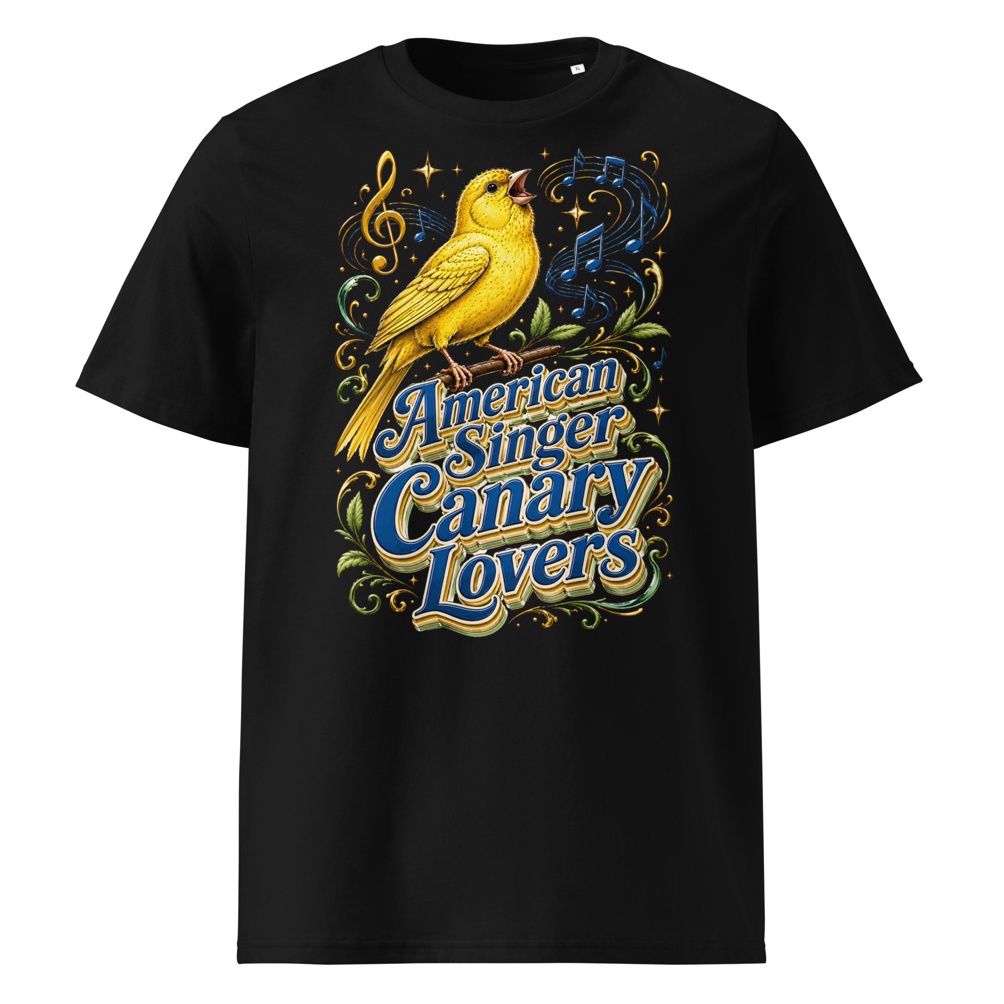 American Singer Canary Lovers T-Shirt | Premium Organic Tee by printfluence.net