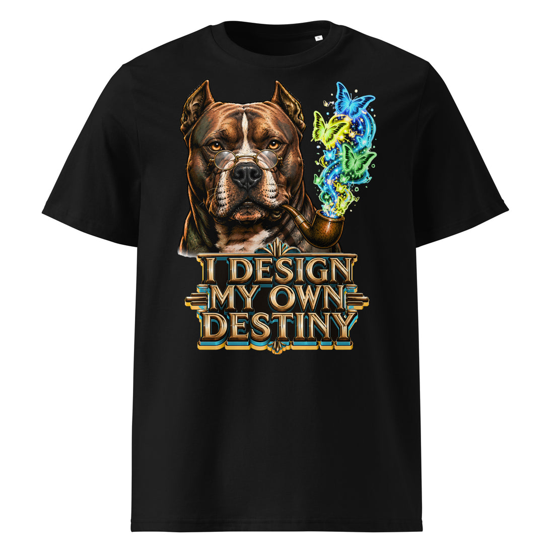 Eco Friendly Organic Cotton Tee Pitbull Lovers Unisex T Shirt by printfluence.net