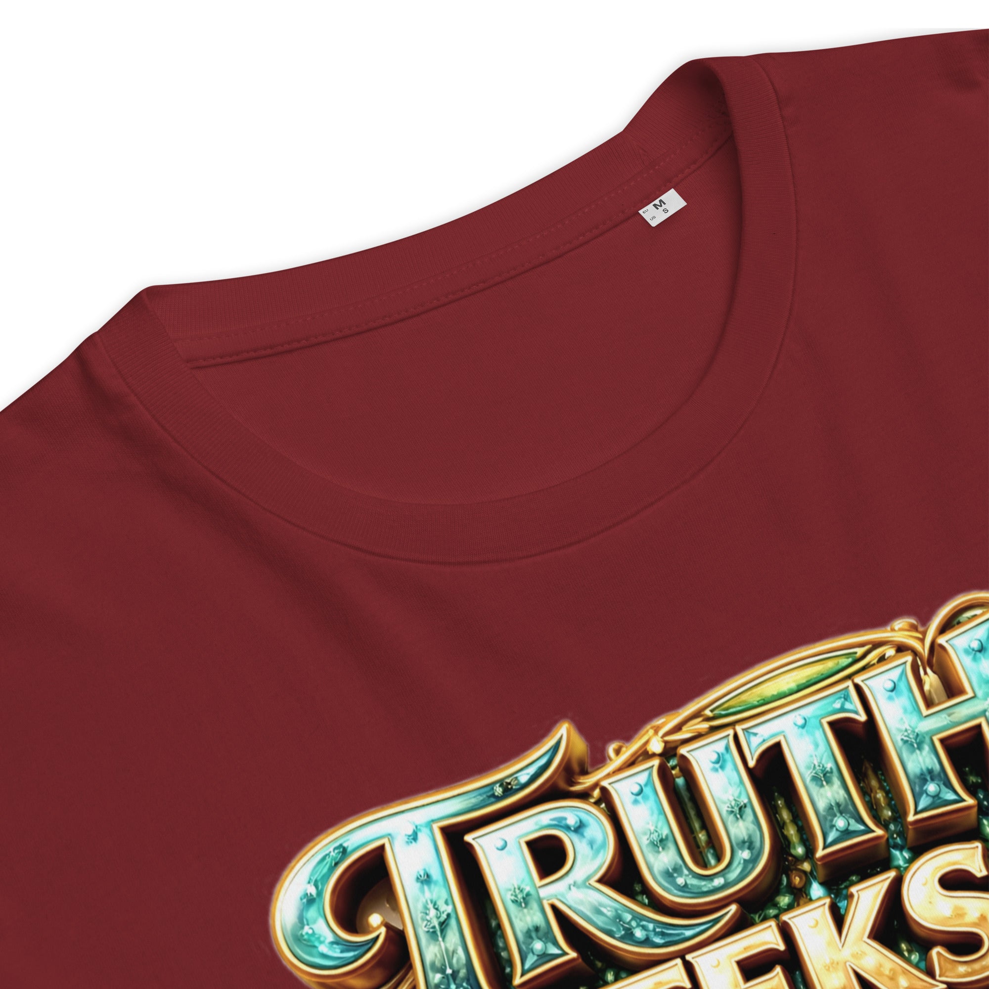Unisex organic cotton t-shirt - Truth Seeks Wisdom Organic Tee – Unisex Philosophy Cotton T-Shirt by printfluence.net