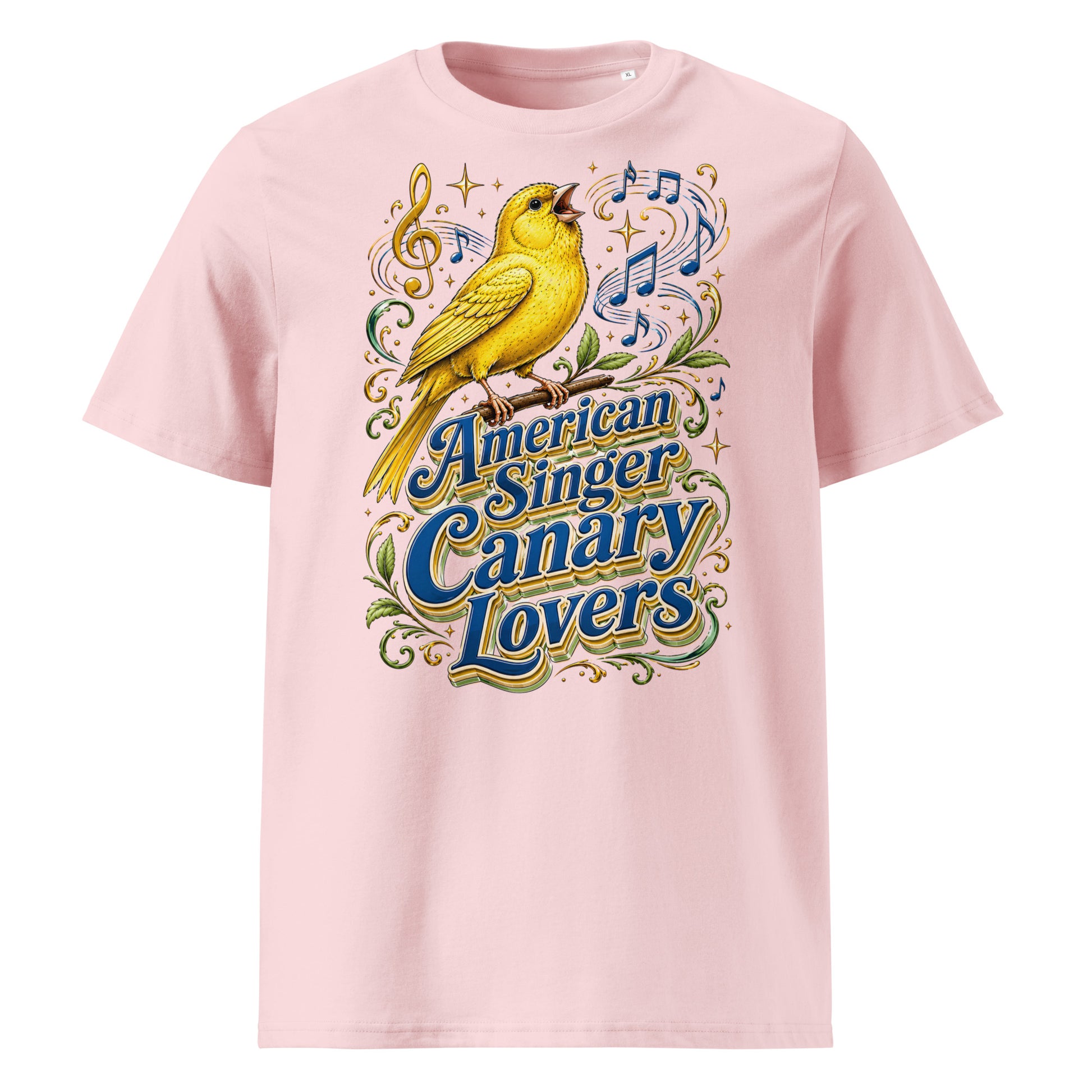 American Singer Canary Lovers T-Shirt | Premium Organic Tee by printfluence.net