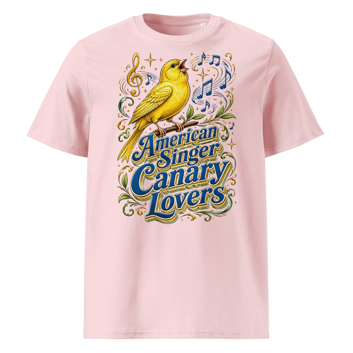 American Singer Canary Lovers T-Shirt | Premium Organic Tee by printfluence.net