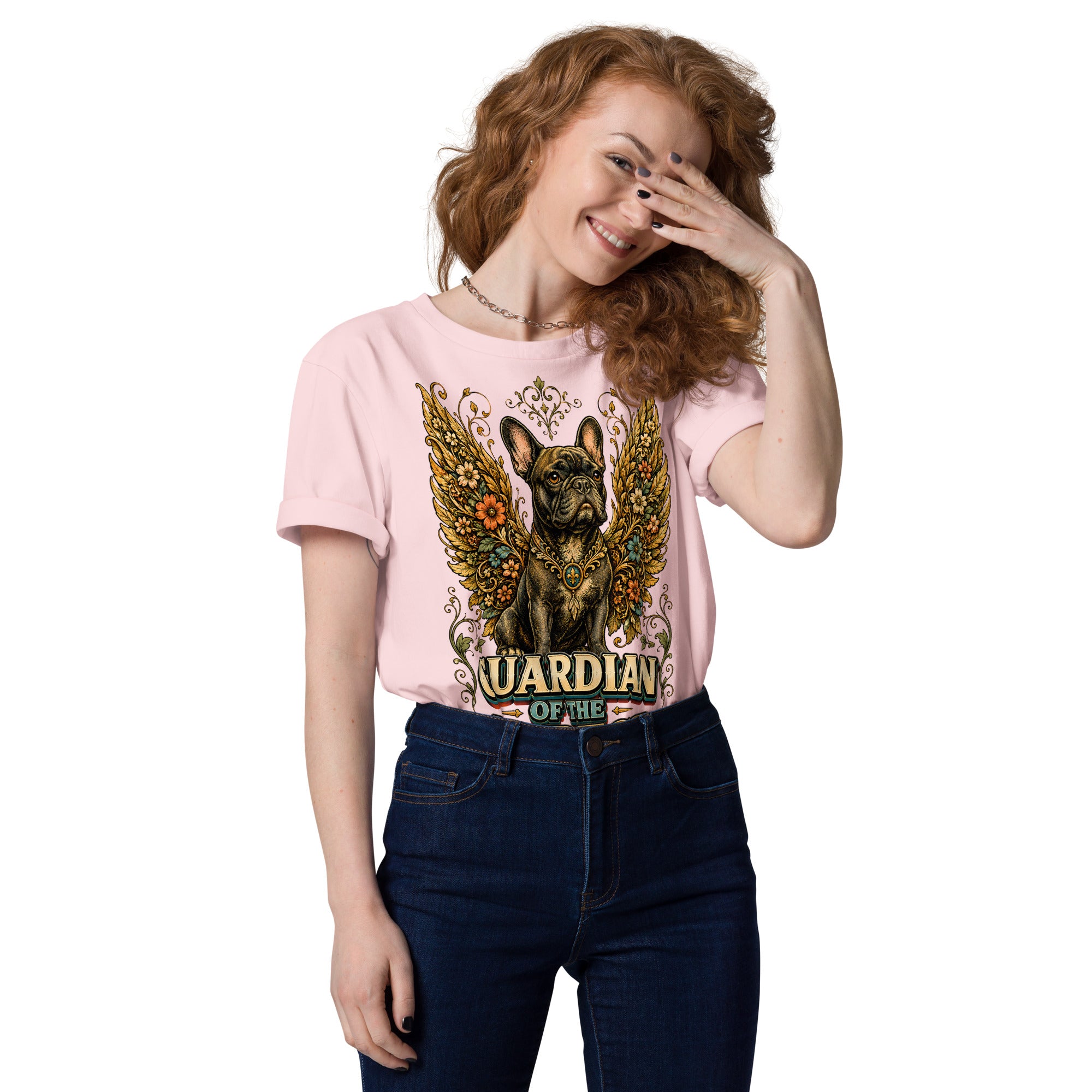 French Bulldog Guardian of the Forest T-Shirt – Premium Organic Cotton Tee for Frenchie Lovers T-15 by printfluence.net
