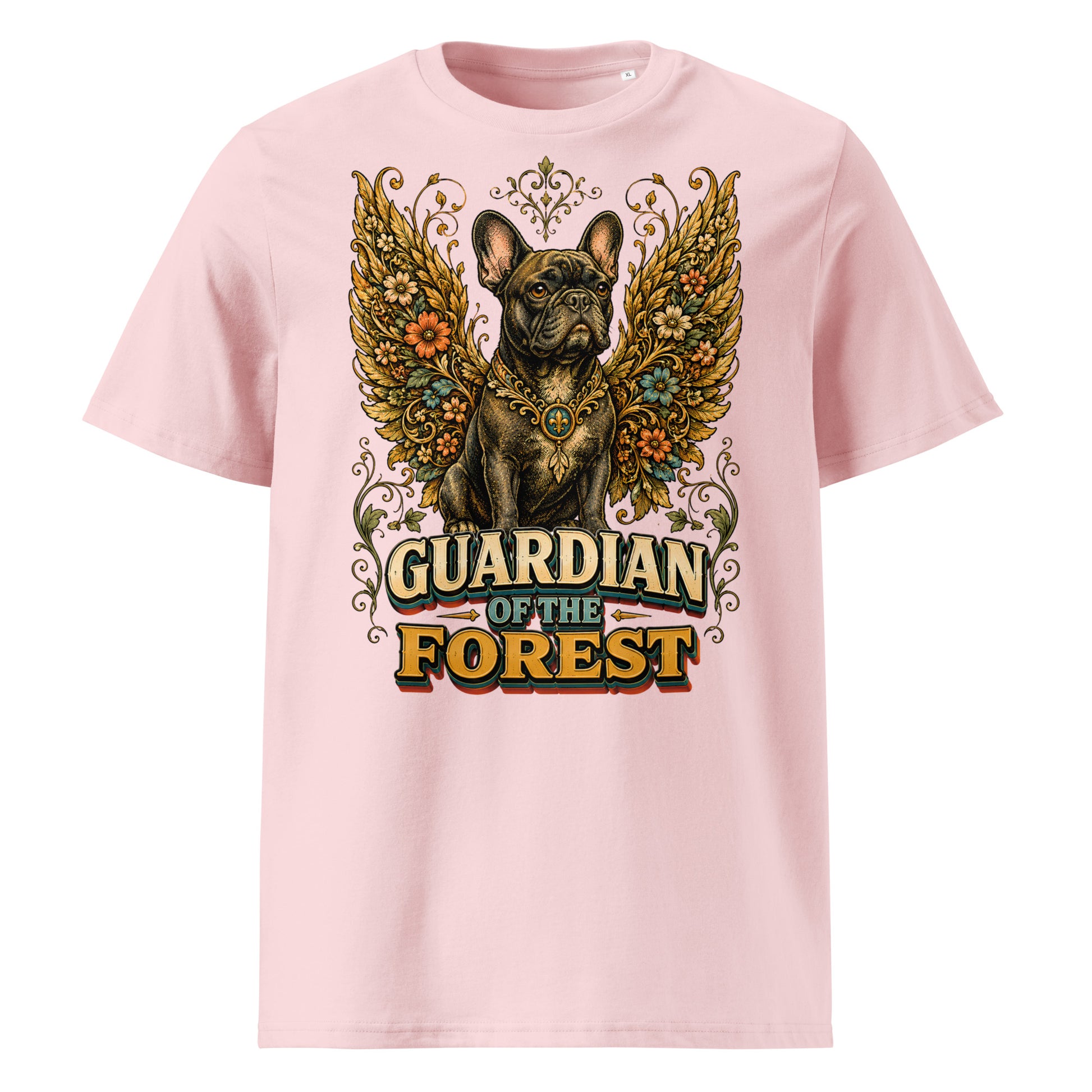 French Bulldog Guardian of the Forest T-Shirt – Premium Organic Cotton Tee for Frenchie Lovers T-15 by printfluence.net