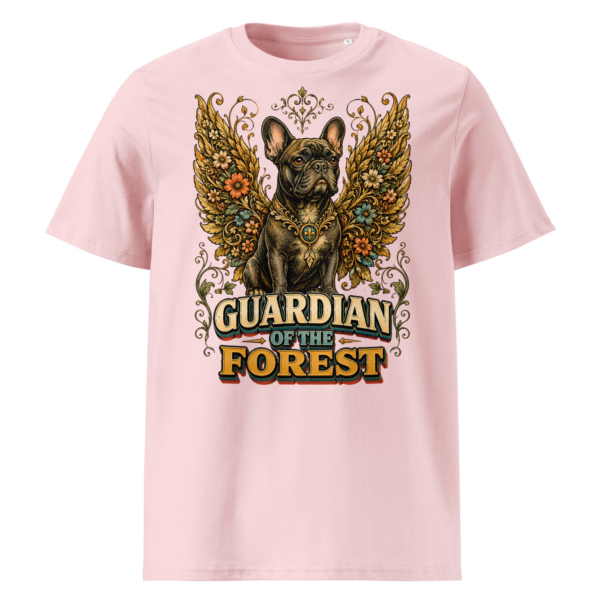 French Bulldog Guardian of the Forest T-Shirt – Premium Organic Cotton Tee for Frenchie Lovers T-15 by printfluence.net