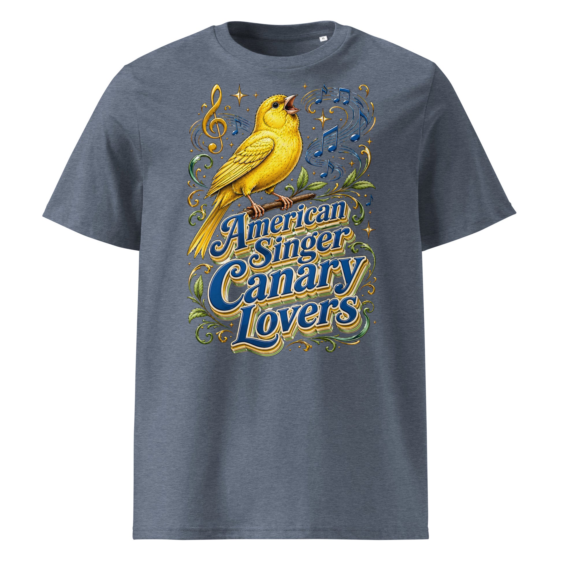 American Singer Canary Lovers T-Shirt | Premium Organic Tee by printfluence.net