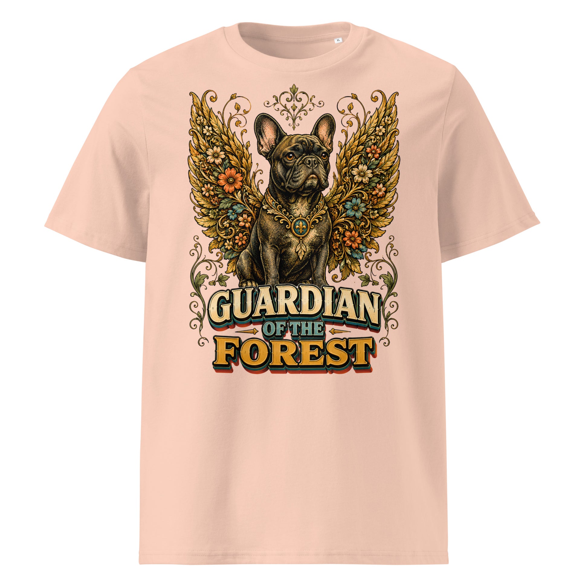 French Bulldog Guardian of the Forest T-Shirt – Premium Organic Cotton Tee for Frenchie Lovers T-15 by printfluence.net