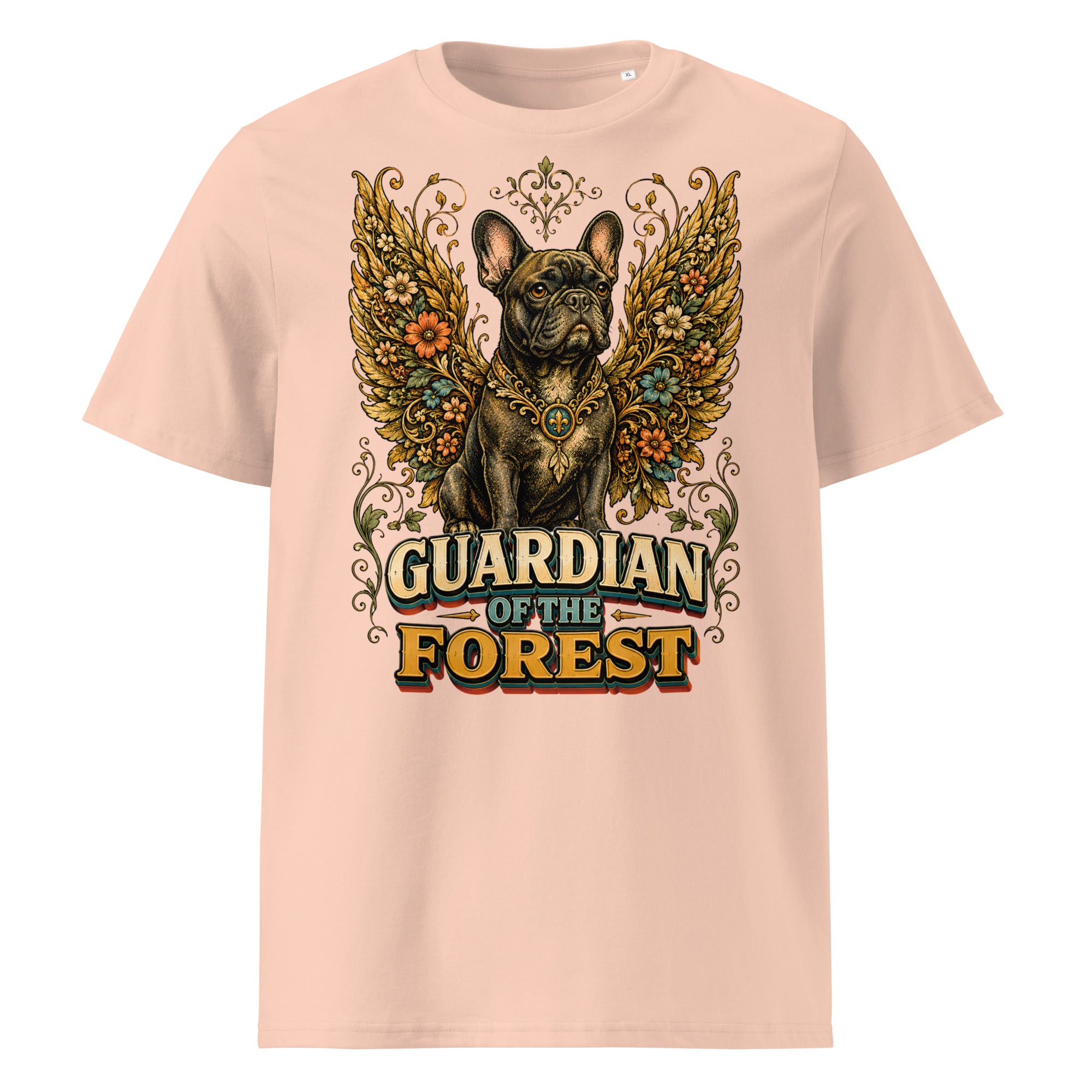 French Bulldog Guardian of the Forest T-Shirt – Premium Organic Cotton Tee for Frenchie Lovers T-15 by printfluence.net