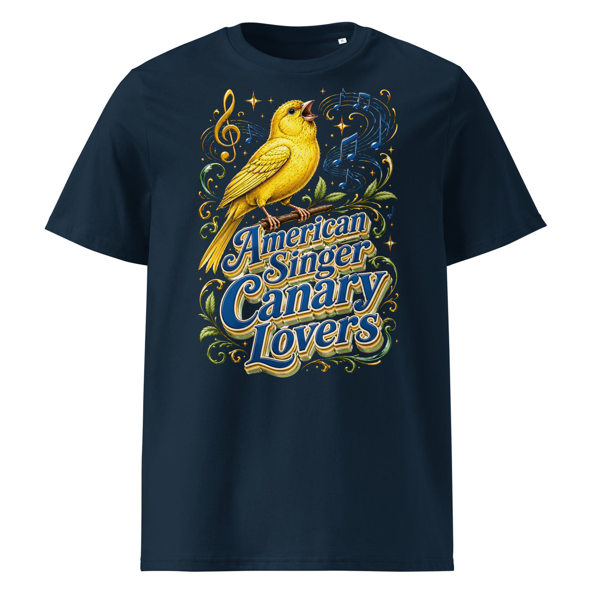 American Singer Canary Lovers T-Shirt | Premium Organic Tee by printfluence.net
