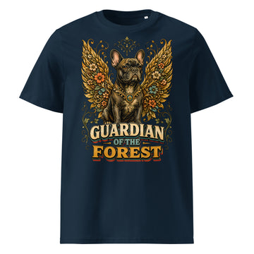 French Bulldog Guardian of the Forest T-Shirt – Premium Organic Cotton Tee for Frenchie Lovers T-15 by printfluence.net