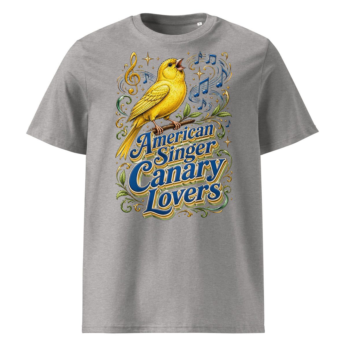 American Singer Canary Lovers T-Shirt | Premium Organic Tee by printfluence.net