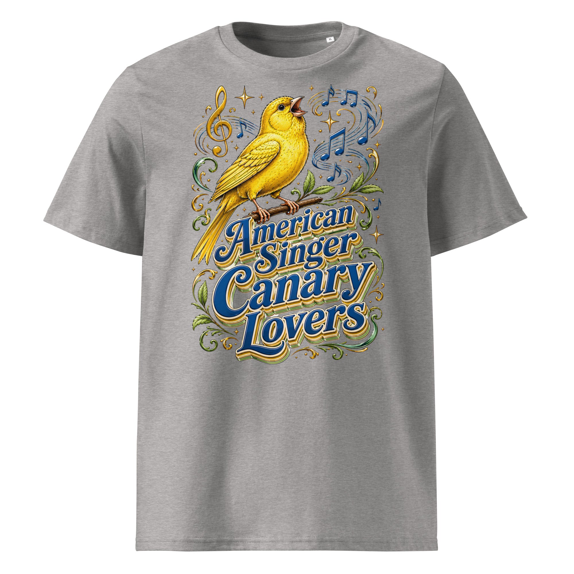 American Singer Canary Lovers T-Shirt | Premium Organic Tee by printfluence.net