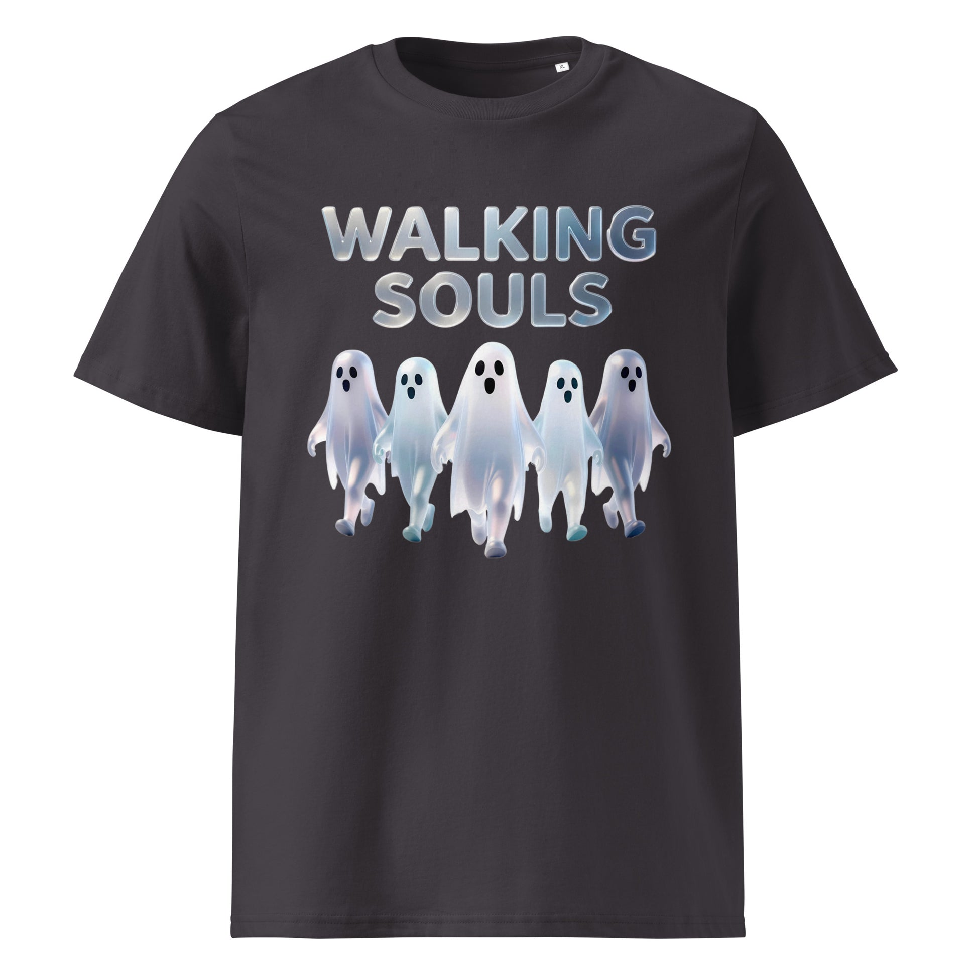 Unisex organic cotton t-shirt - Walking Souls Unisex Organic Cotton T-Shirt – Premium Minimal Artwear for Unique Minds by printfluence.net