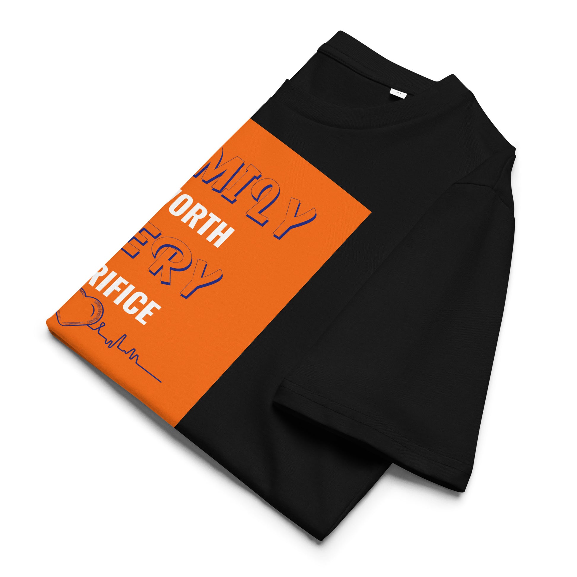 Unisex organic cotton t-shirt - Family First Organic T-Shirt – For Elite Leaders Who Sacrifice for Greatness by printfluence.net