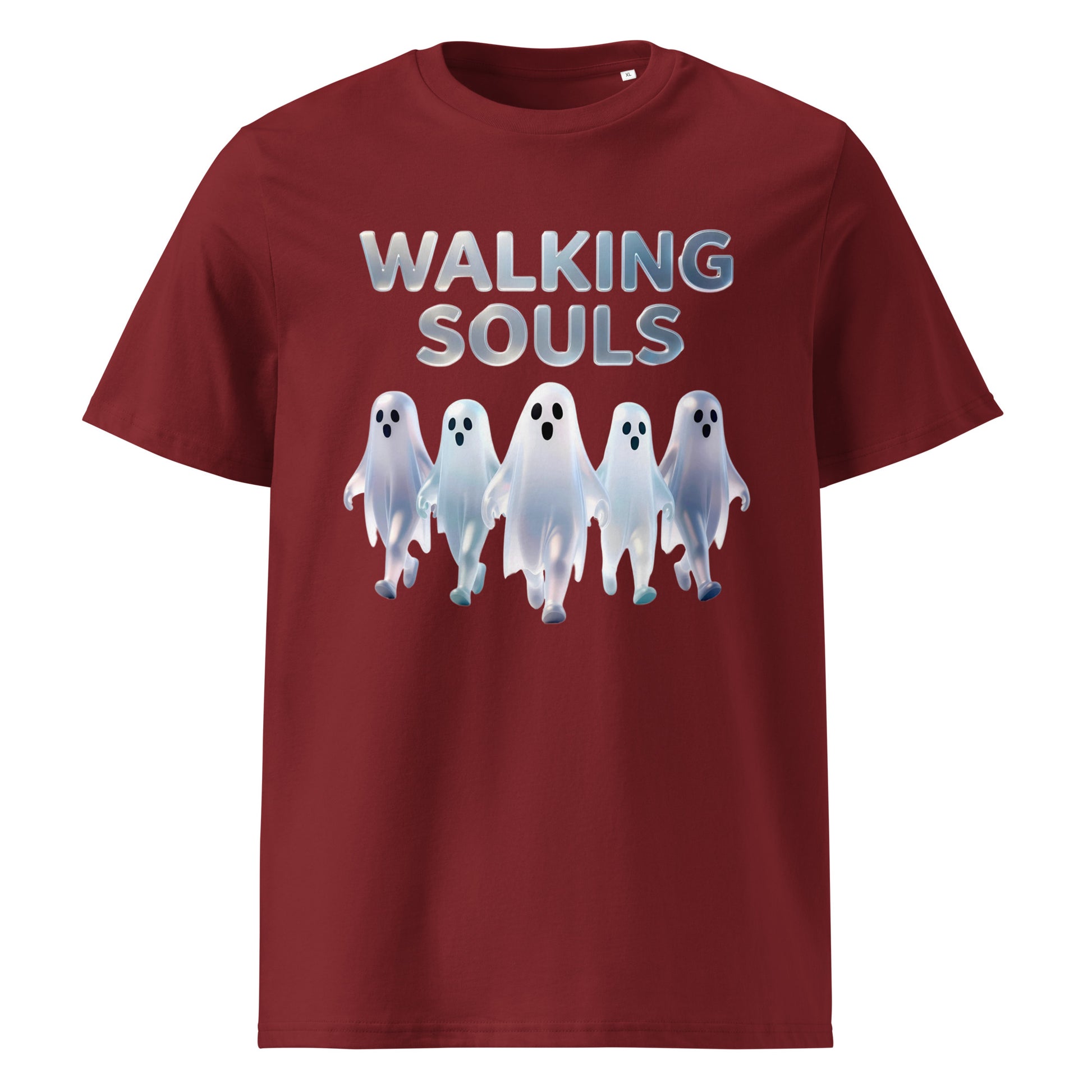 Unisex organic cotton t-shirt - Walking Souls Unisex Organic Cotton T-Shirt – Premium Minimal Artwear for Unique Minds by printfluence.net