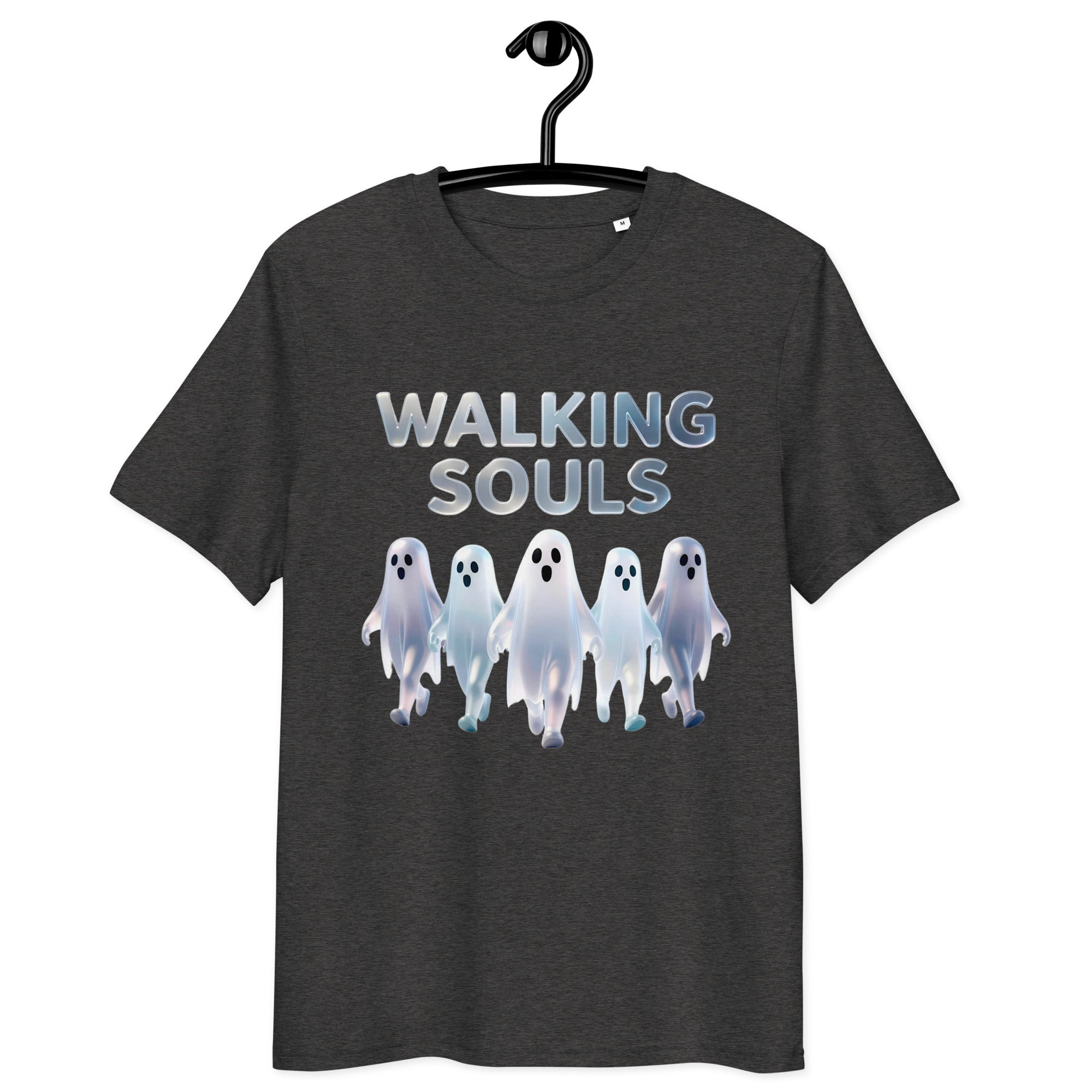 Unisex organic cotton t-shirt - Walking Souls Unisex Organic Cotton T-Shirt – Premium Minimal Artwear for Unique Minds by printfluence.net