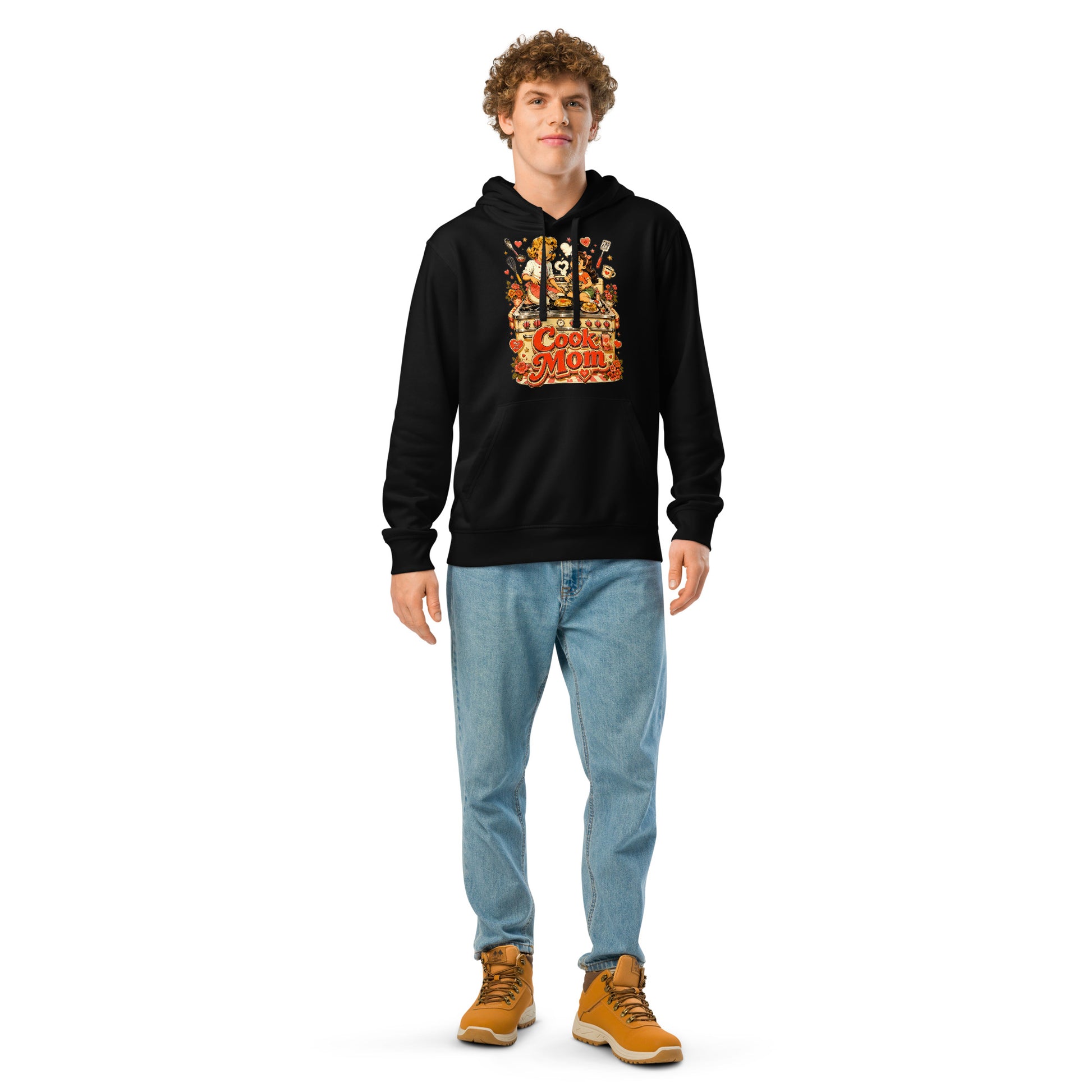 Elite Cook Mom - Premium Mother's Day Luxury Organic Hoodie by printfluence.net