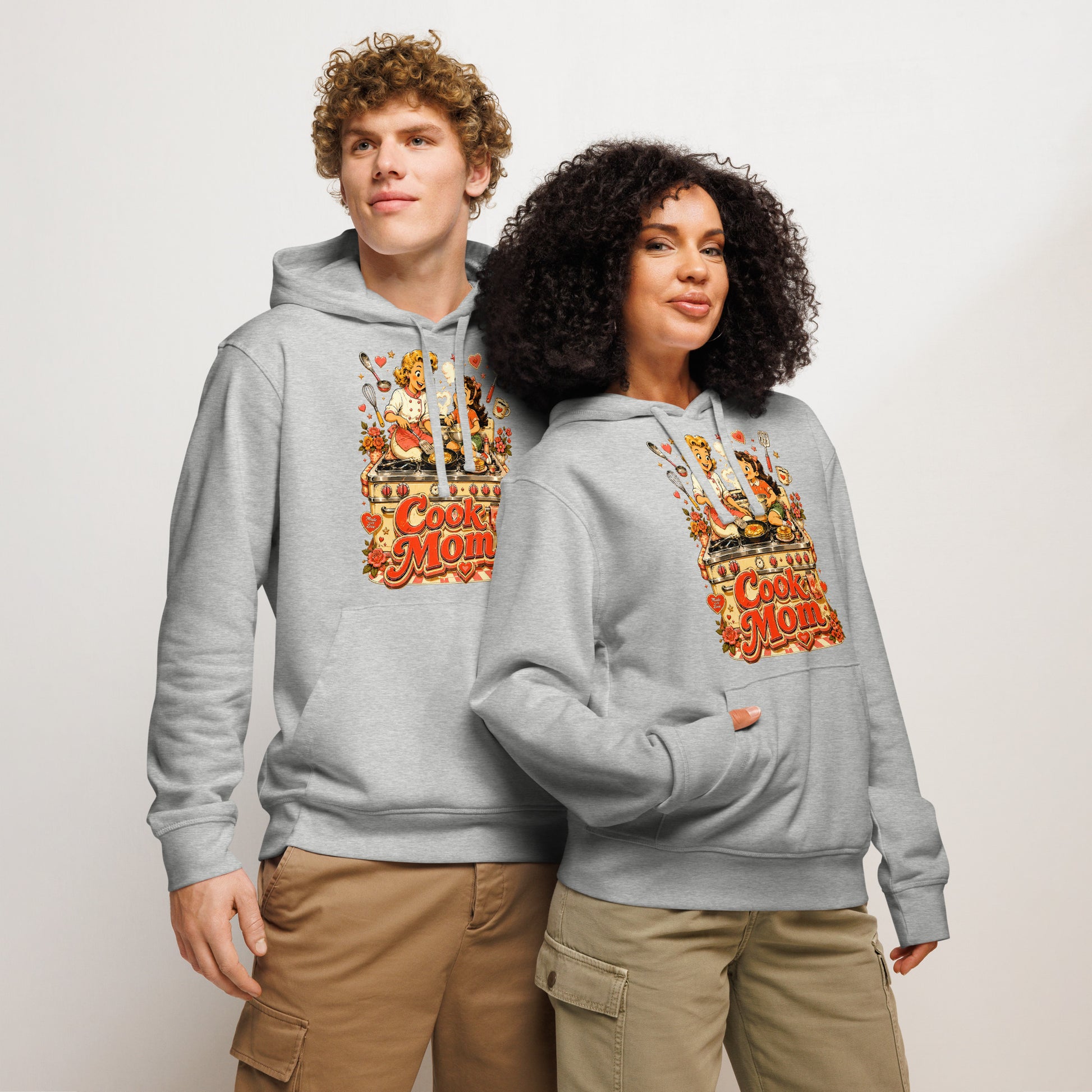 Elite Cook Mom - Premium Mother's Day Luxury Organic Hoodie by printfluence.net