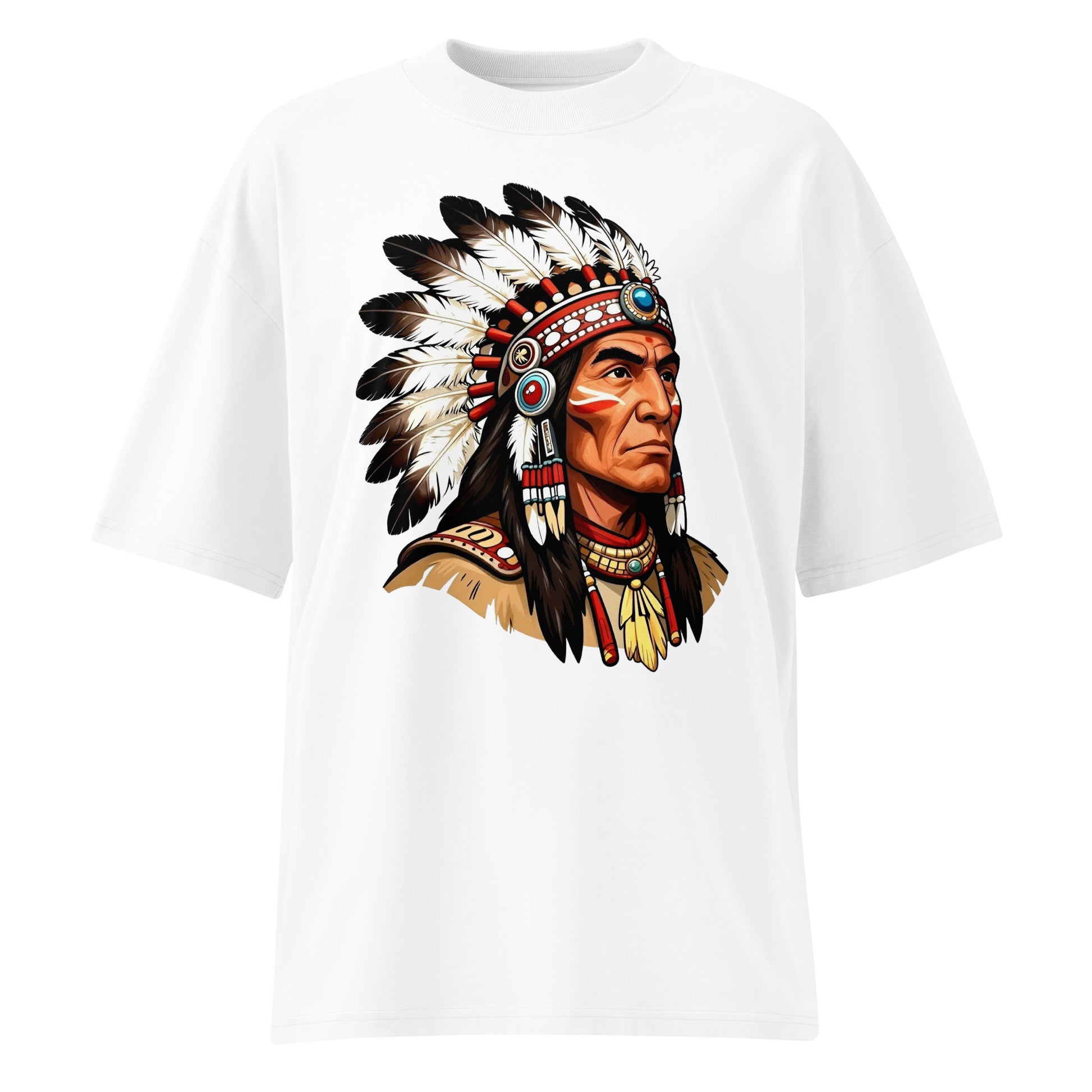 Unisex organic oversized high neck t-shirt by printfluence.net