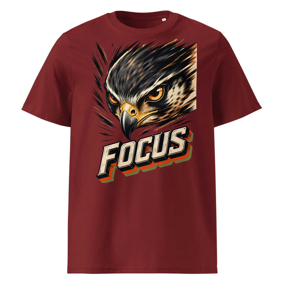 Majestic Eagle Lovers Ribbed Graphic Tee - Focus T-24 by printfluence.net