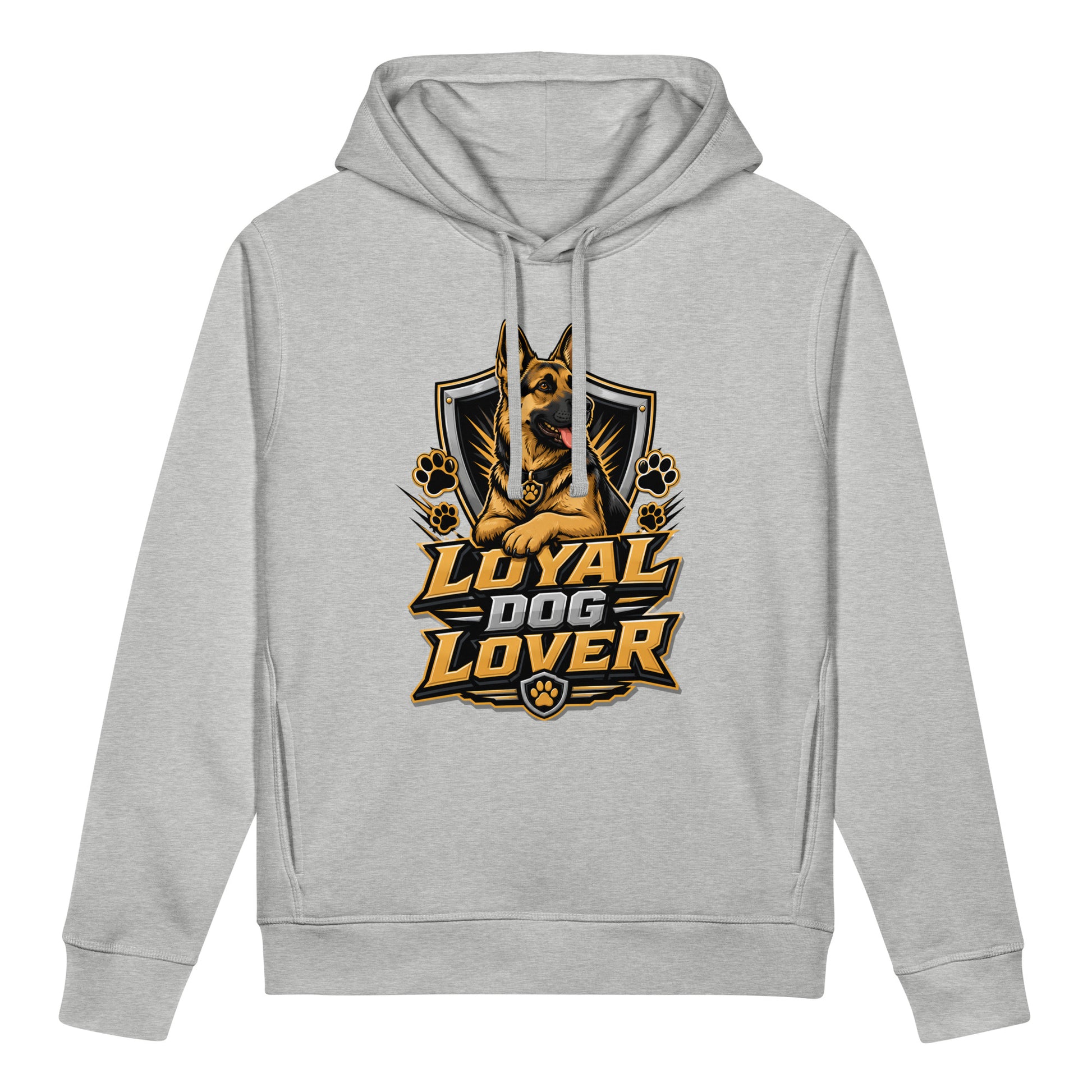 Elite Loyal Dog Lover - Premium Luxury German Shepherd Organic Side Pocket Hoodie by printfluence.net