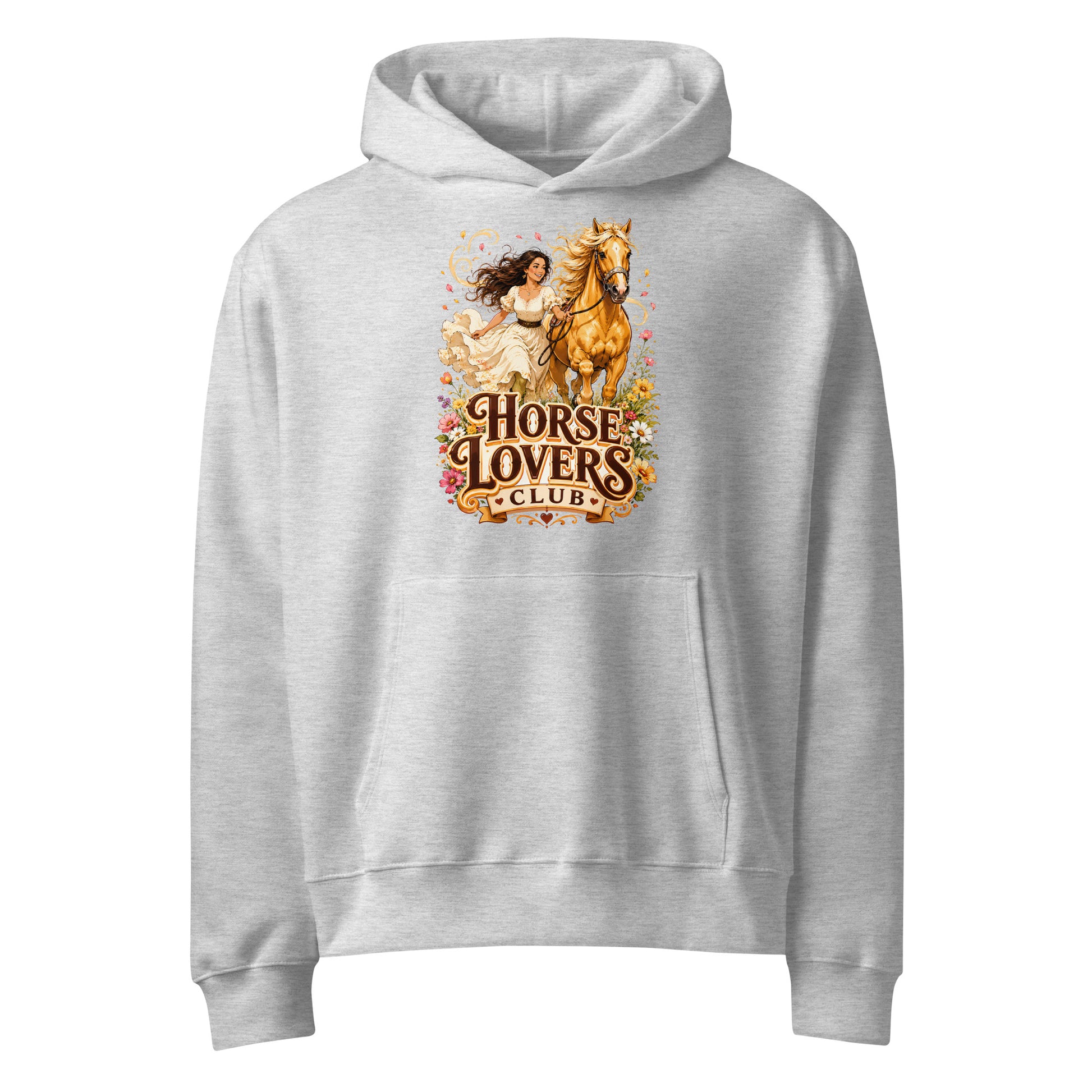 Horse Lovers Club: Golden Palomino - Oversized Heavyweight Hoodie by printfluence.net